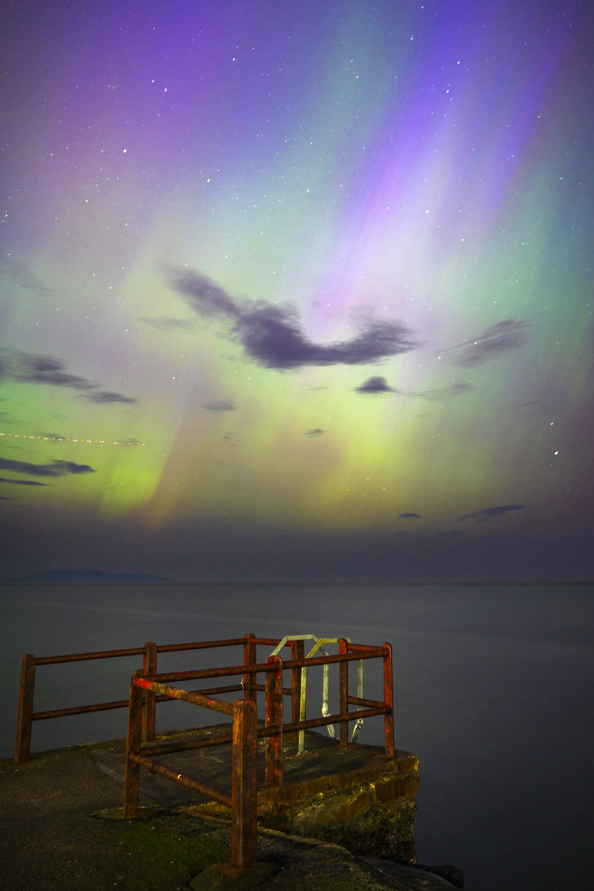 93. Northern Lights at High Rock - Bernadette Joyce.JPG