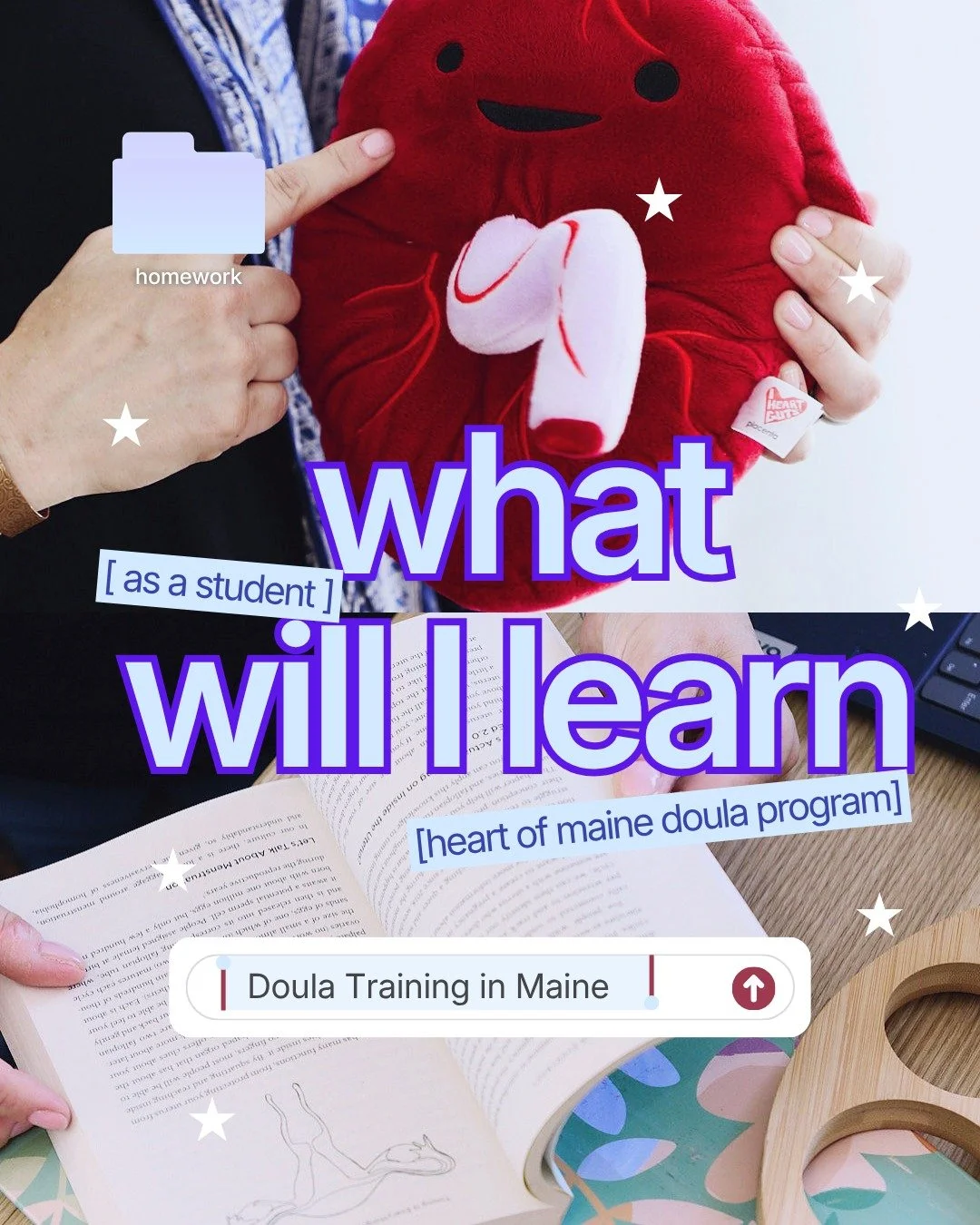 This isn't about studying doula work from a textbook. We will show you how, answer your questions, and mentor you as you begin working as a doula. You'll complete the training with real comprehension, confidence, and the ongoing support you need to s
