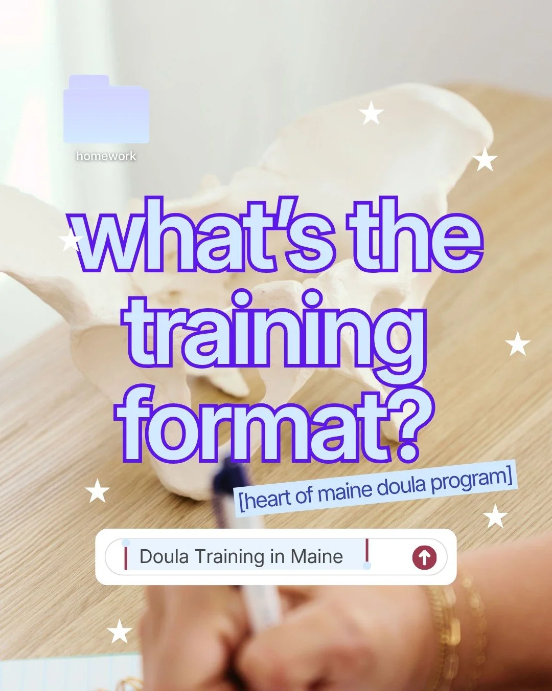 Our format and  pacing isn't an accident. Our director, Laurie, spent years in education administration before she was a doula, and that background shapes how this program is built. We're not just doulas training doulas. Laurie is an actual teacher w