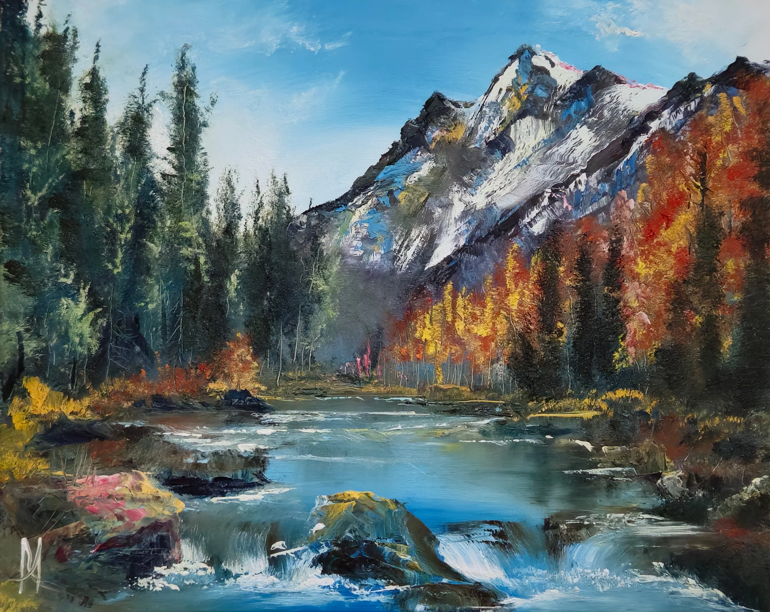 Autumn Chill - Oil on Canvas 16x20"