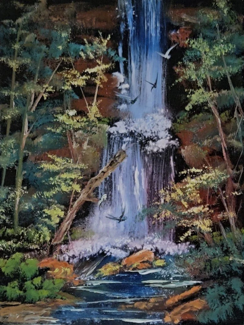Forest Falls - Oil on Canvas 9x12"