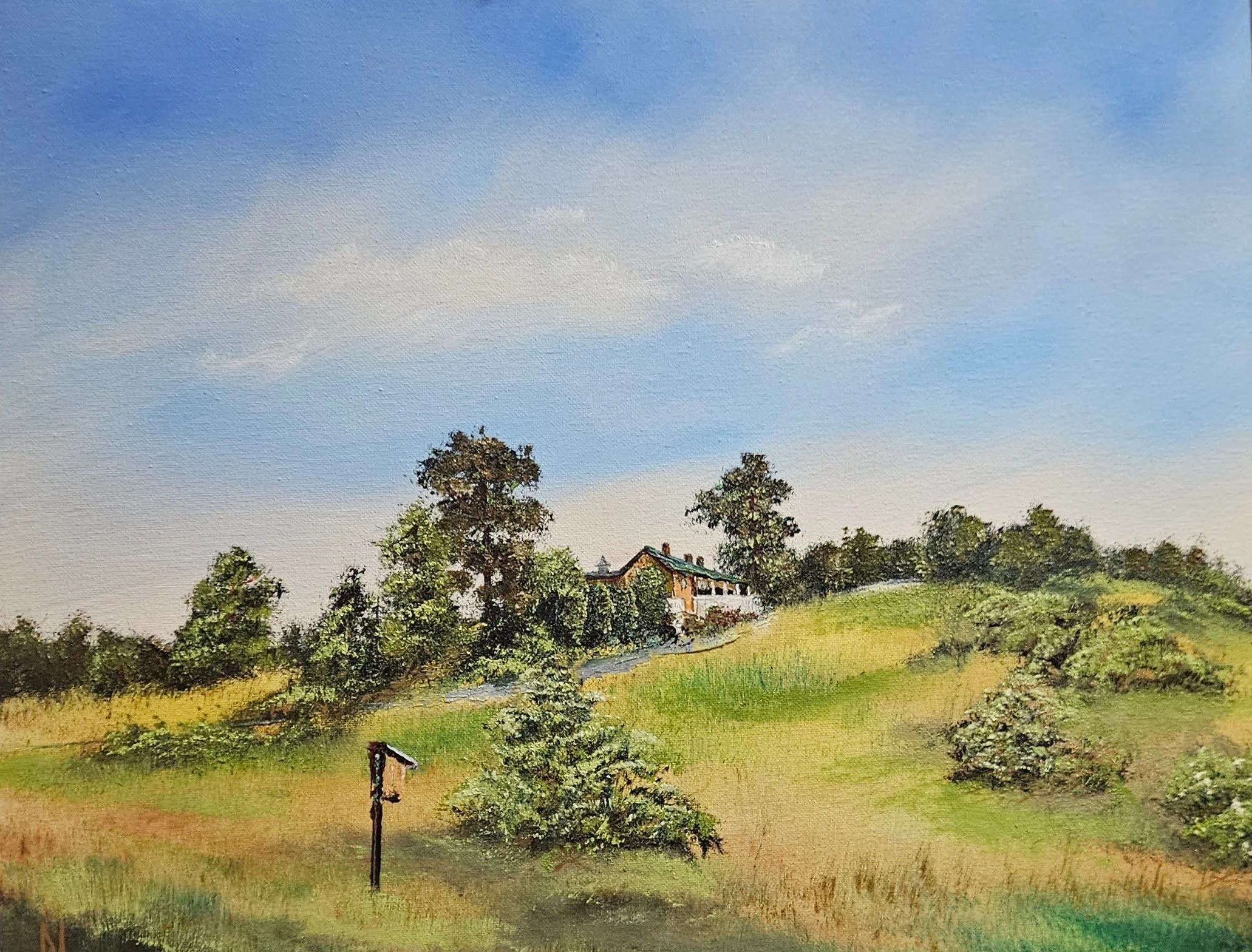 Chicamauga Ranch House - Oil on Canvas 16x20" (sold)