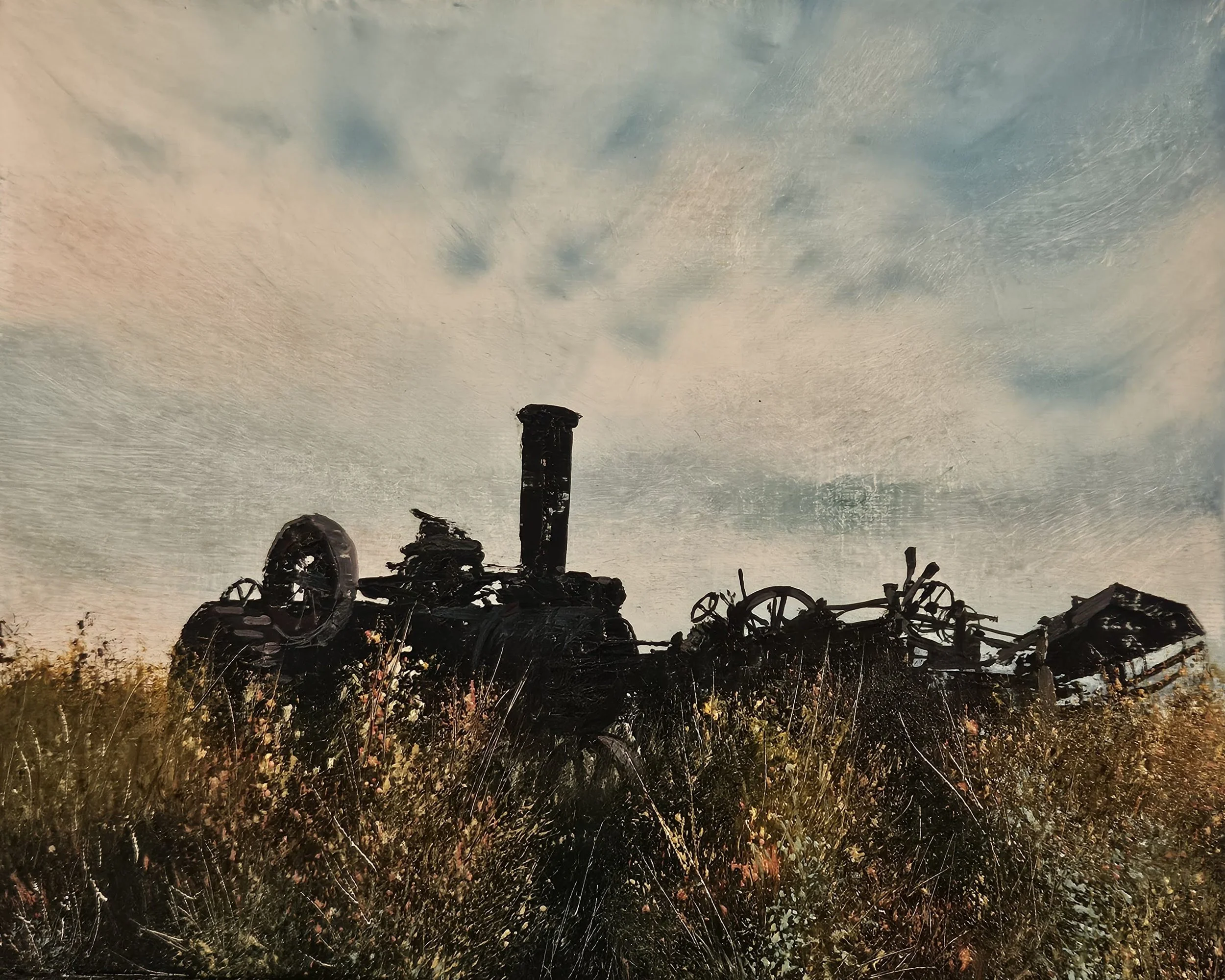Fall of Kings - Oil on Panel 8x10"