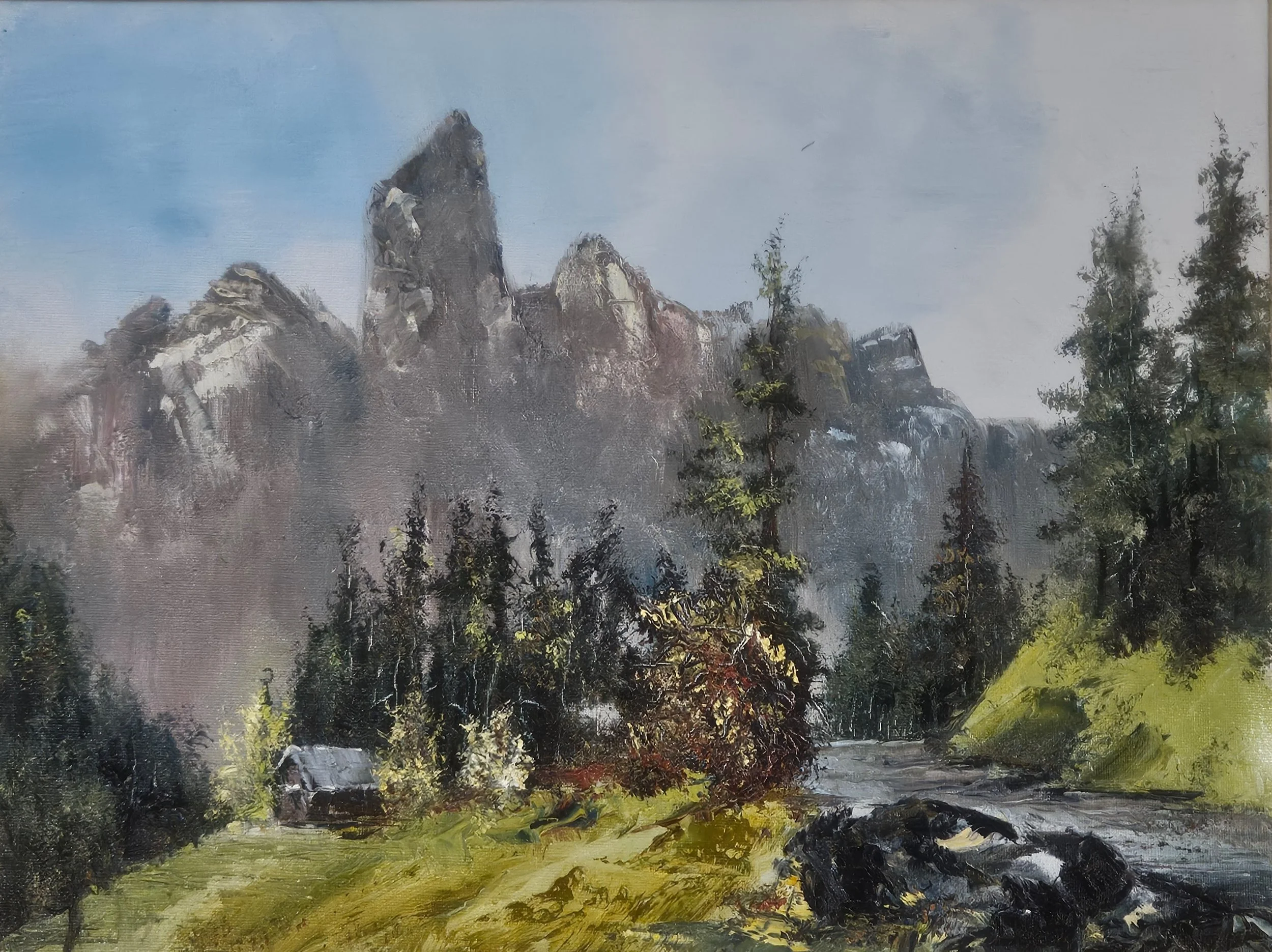 Trail Top - Oil on panel 12 x 16