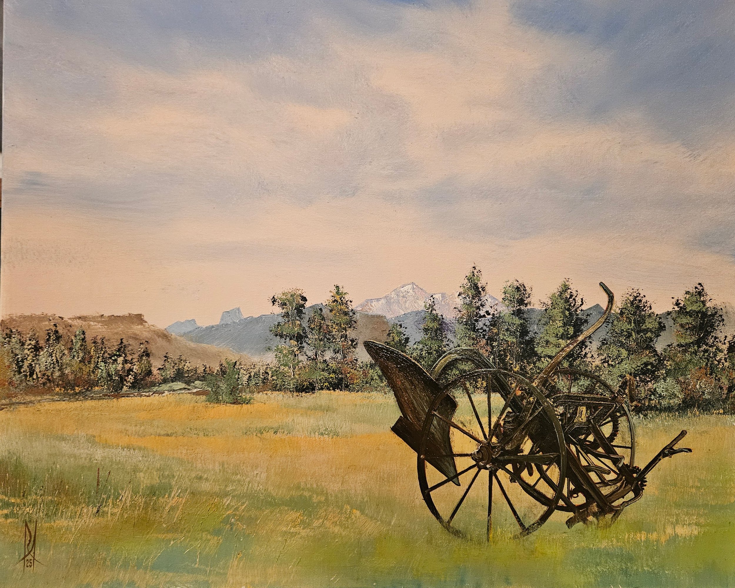 Pikes Peak or Bust - Oil on Canvas 20x24"  (sold)