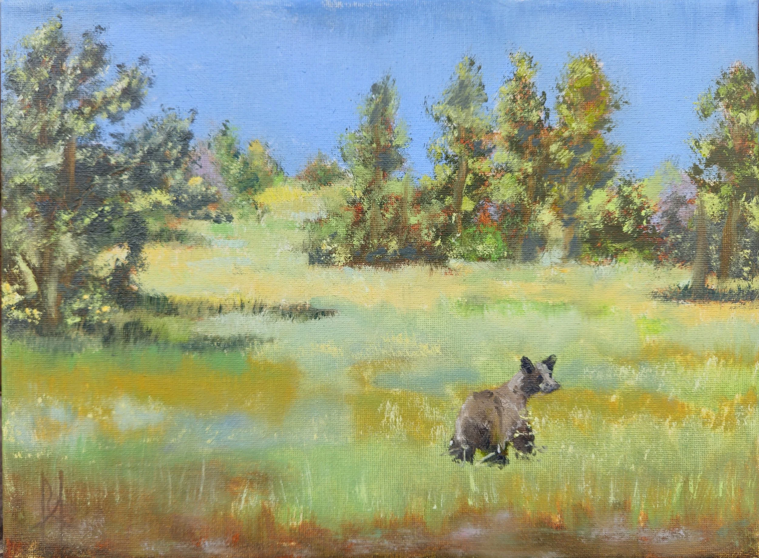 Birdhouse Bandit - Oil on Canvas 8x10"