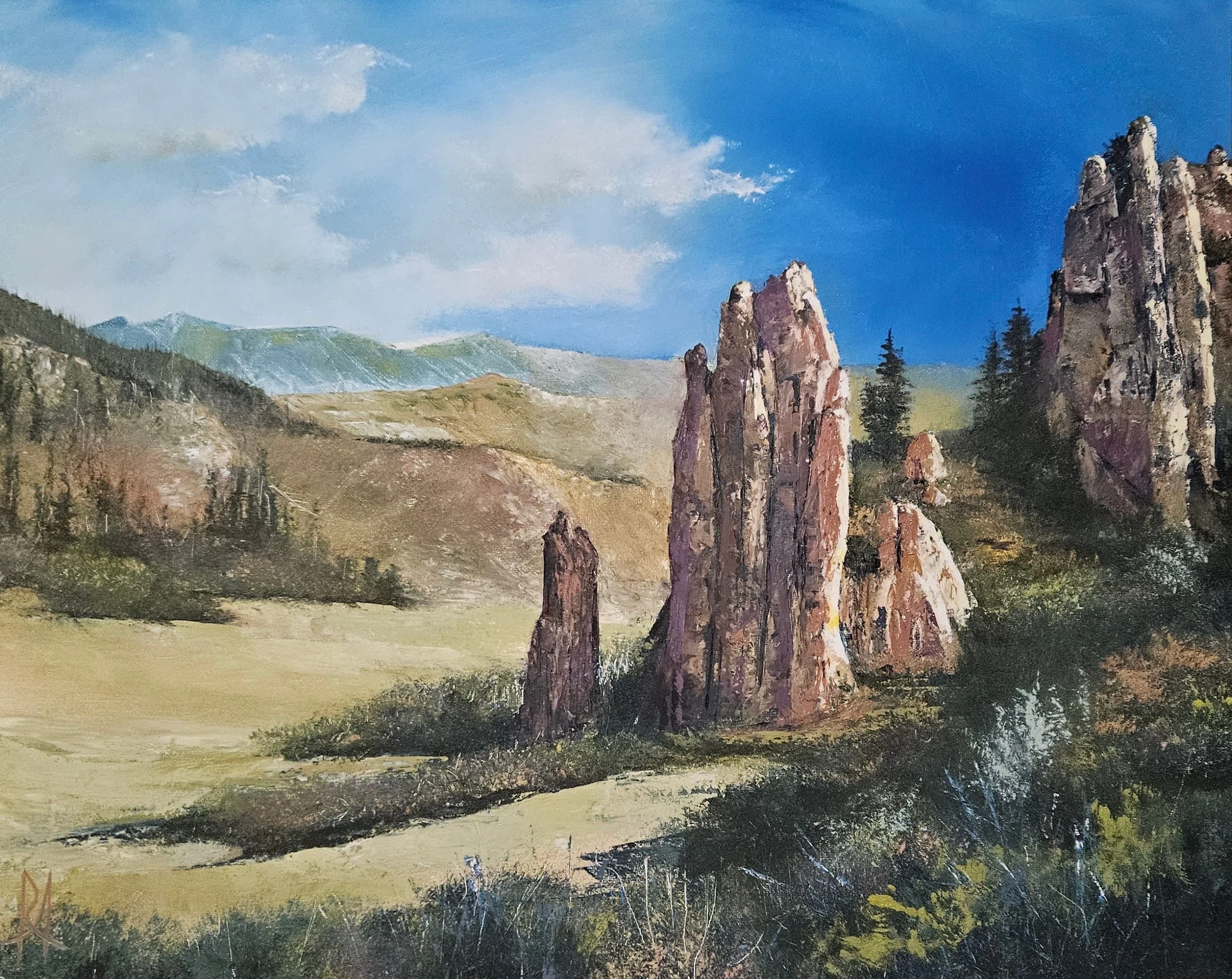Kators View - Oil on Panel 16x20"  (sold)
