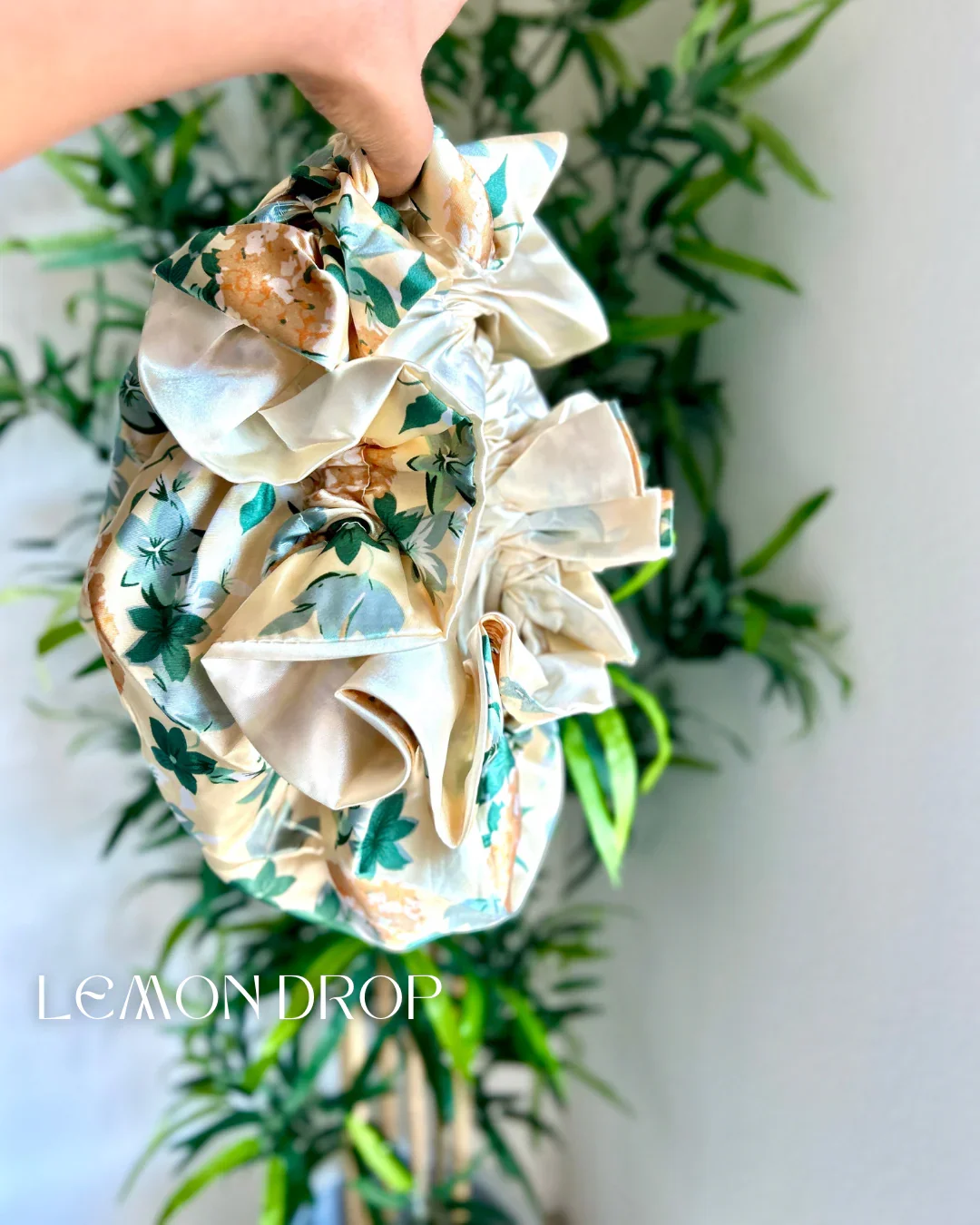 StayOn Satin Bonnet Lemon Drop