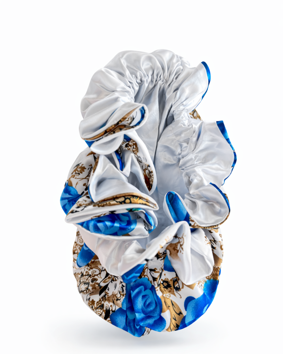 StayOn Satin Bonnet Pretty Blue