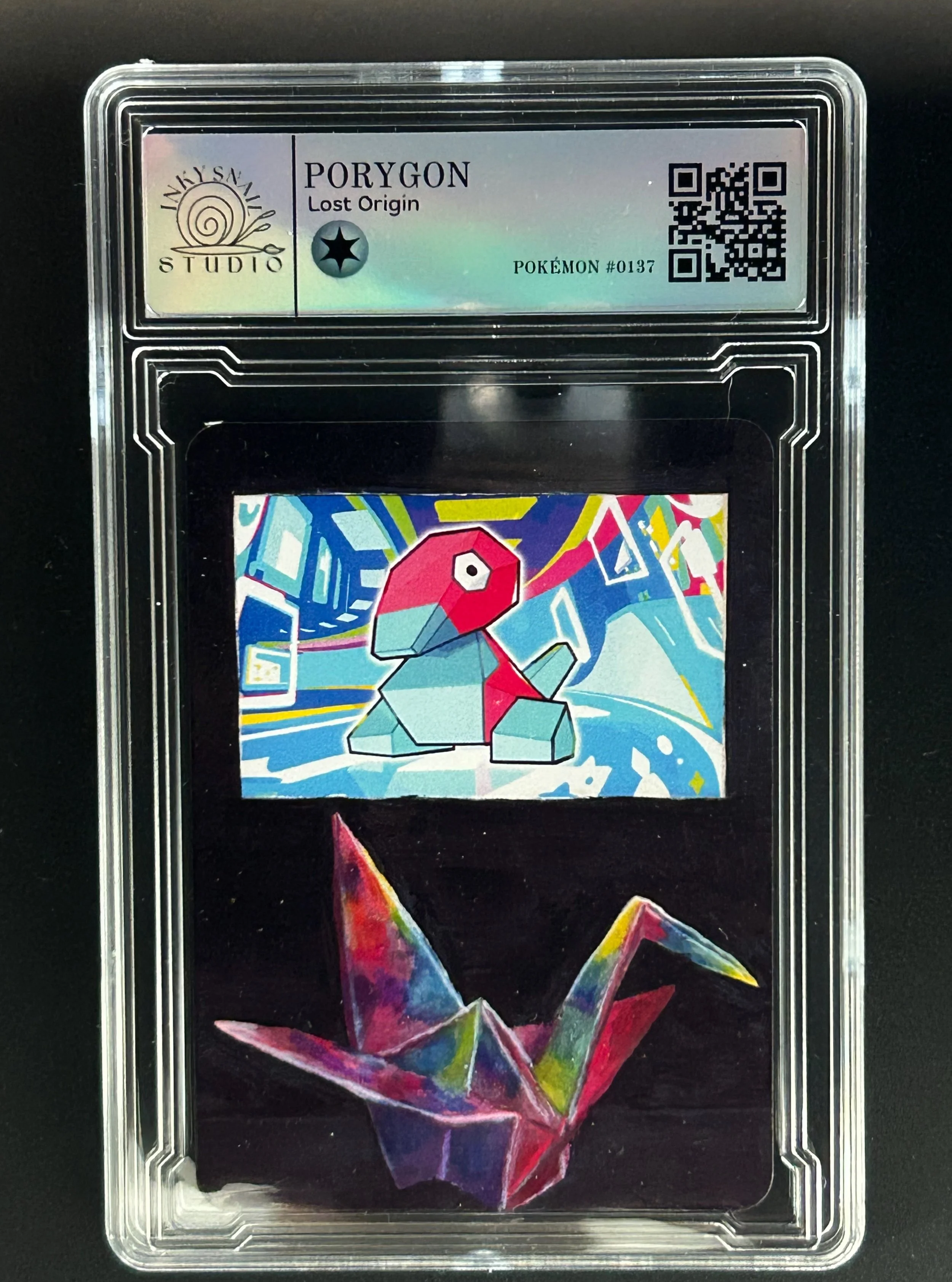 Porygon | Collectible Slabbed Print