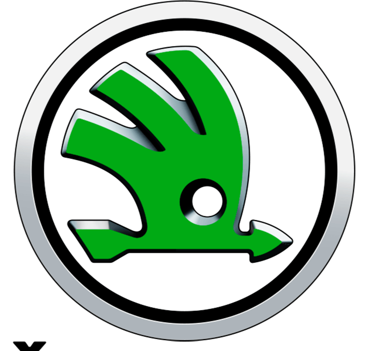 Green arrow-shaped tool or knife with a circular hole in the middle, pointing to the right, against a white background with black and gray concentric circles around it.