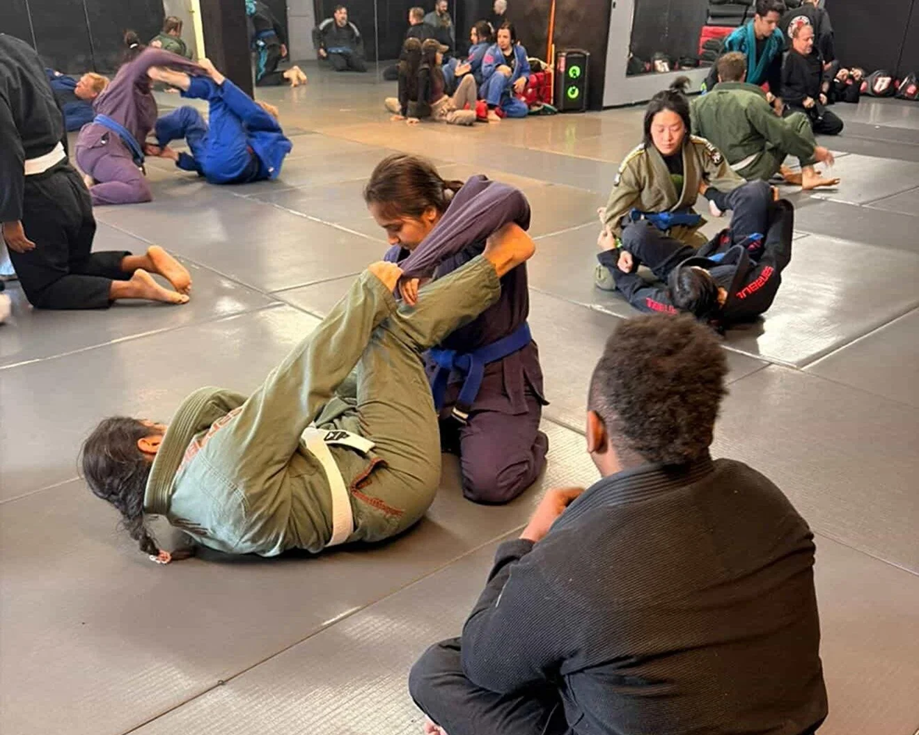 bjj girls in north hollywood at noho mma