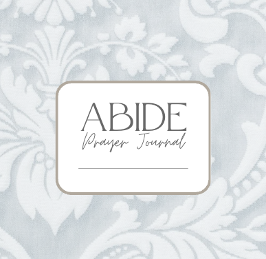 Abide Prayer Journal- Free Leader's Resource