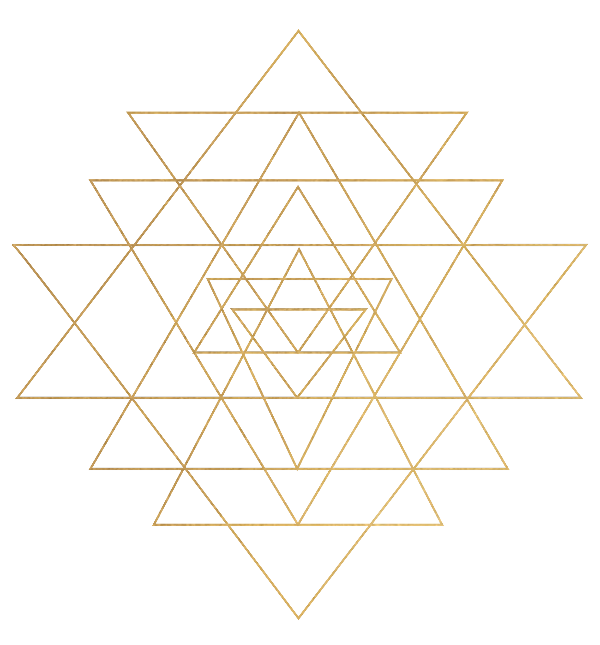 Sri Yantra in gold