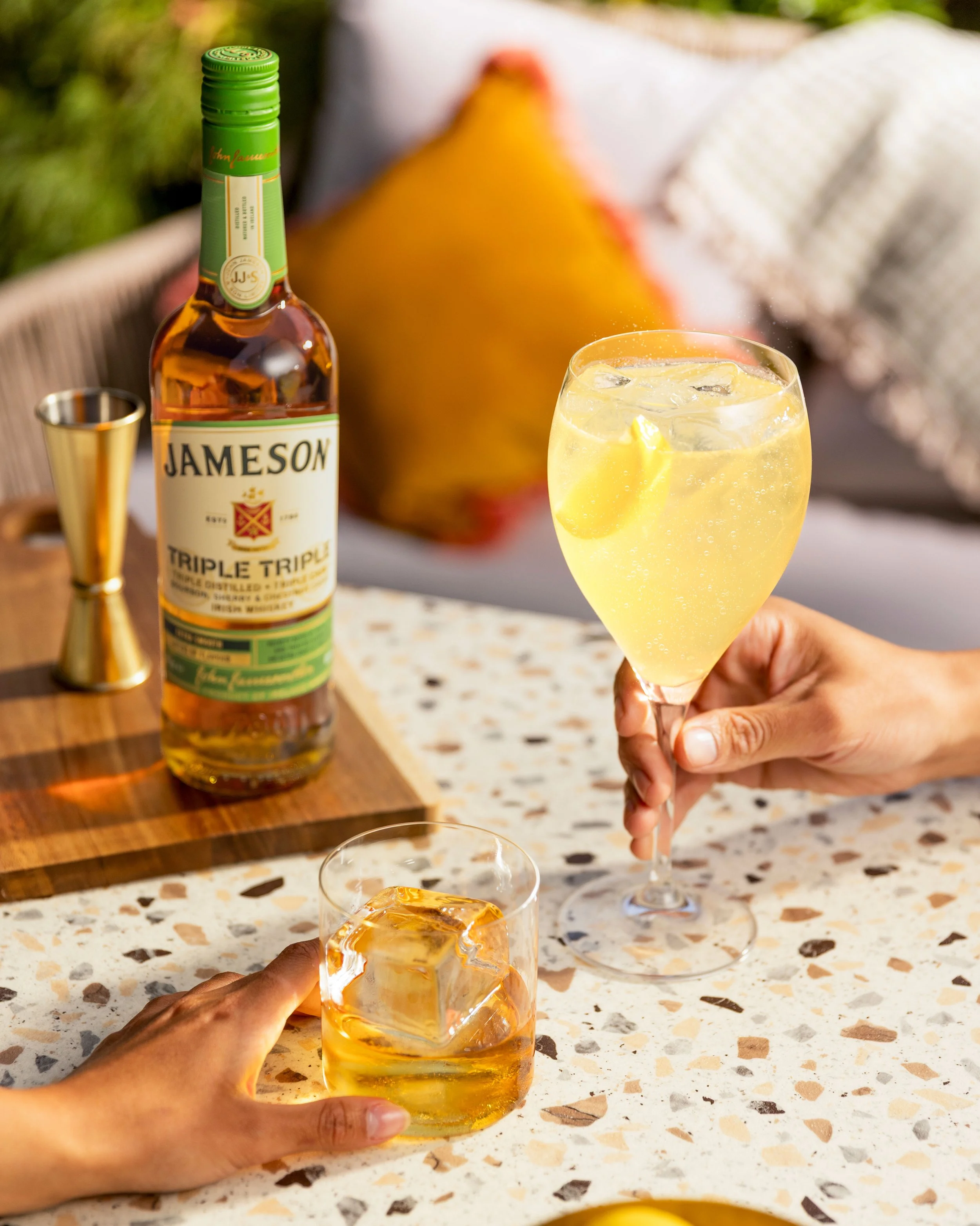 Jameson Irish Whiskey, Triple Triple, lifestyle & cocktail photography by Sadhbh Kenny. 