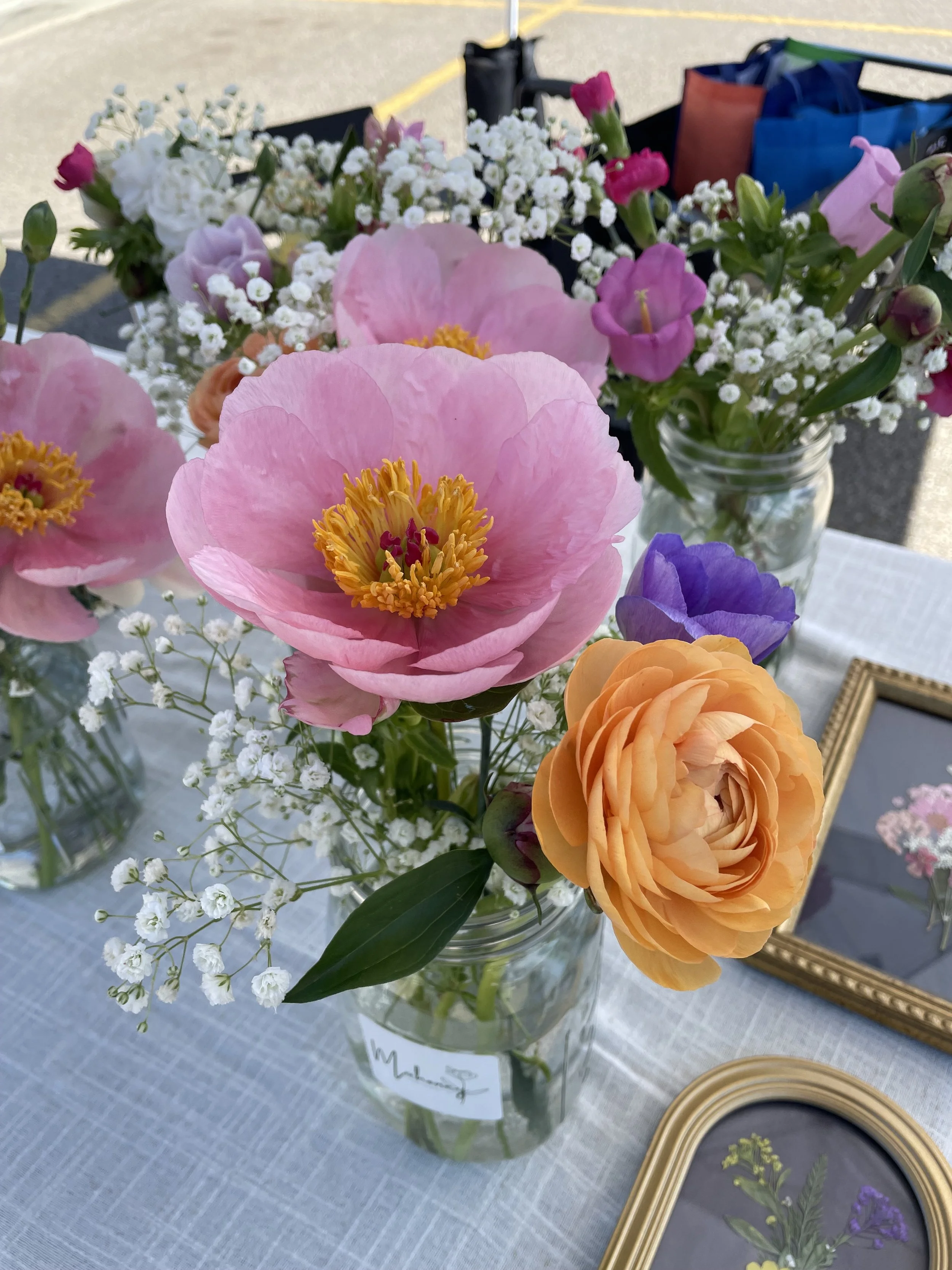 Mason Jar Bouquets