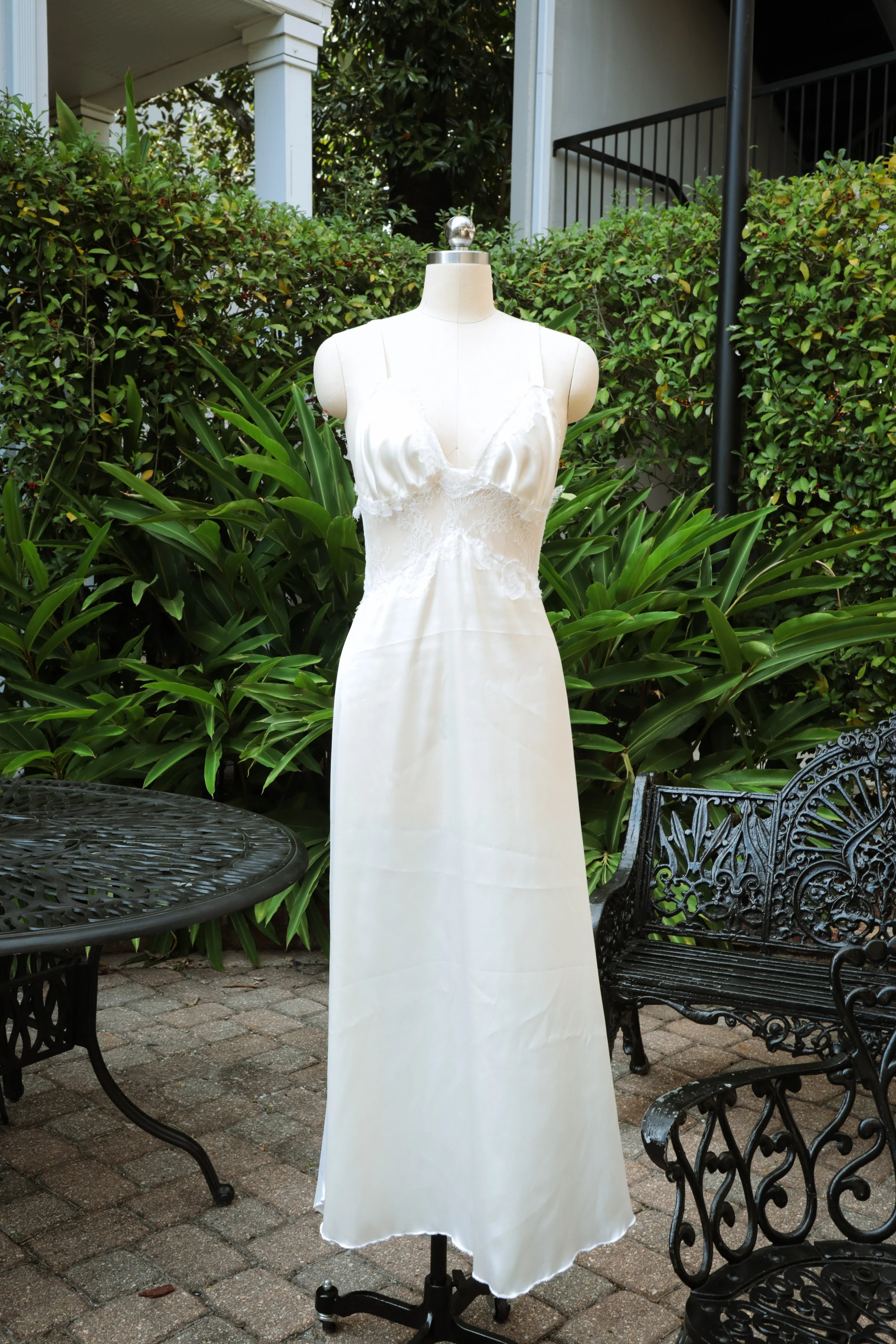 The 'Love Note' Silk & Lace Bridal Slip