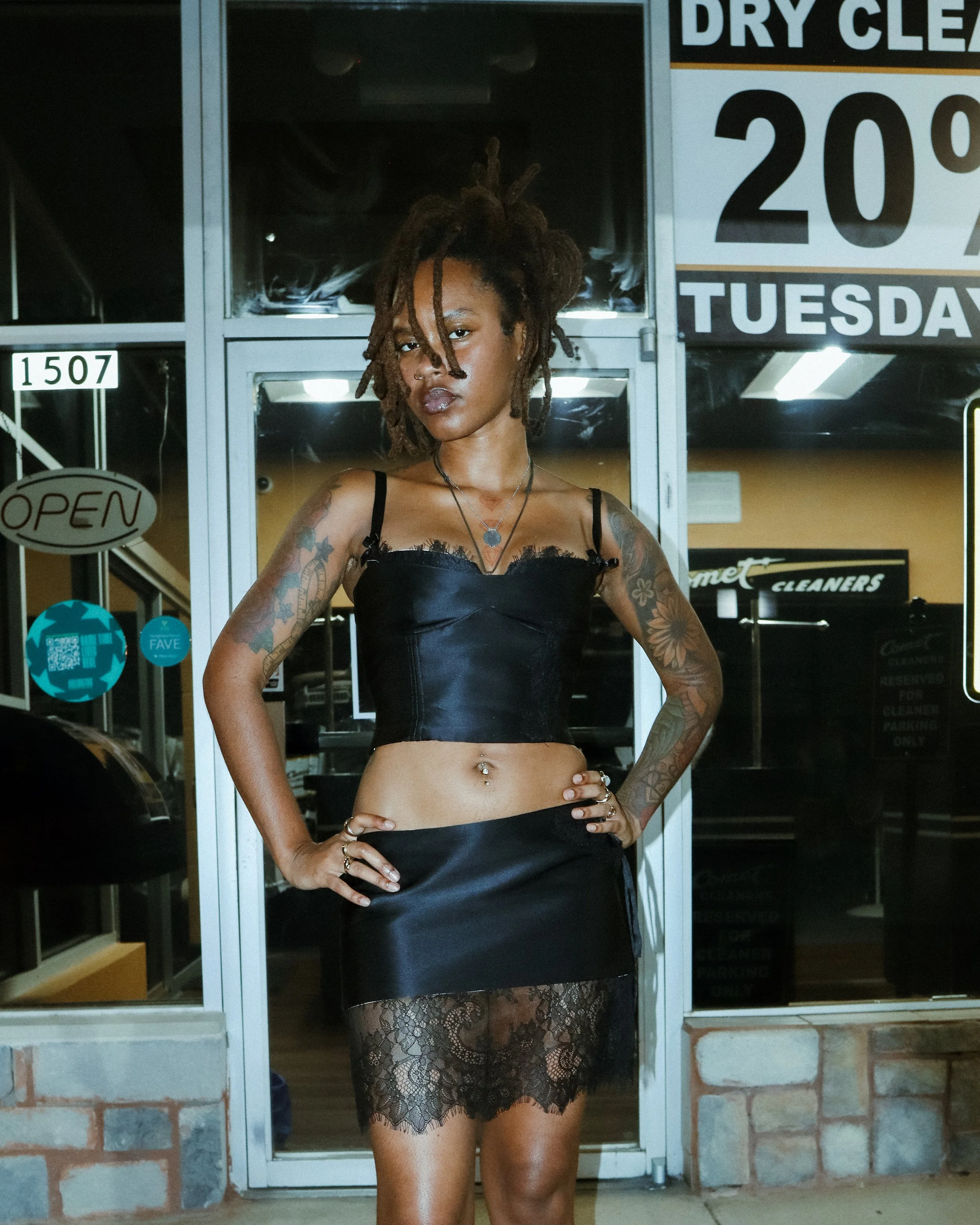 'Mary' Low Rise Reversible Silk Skirt