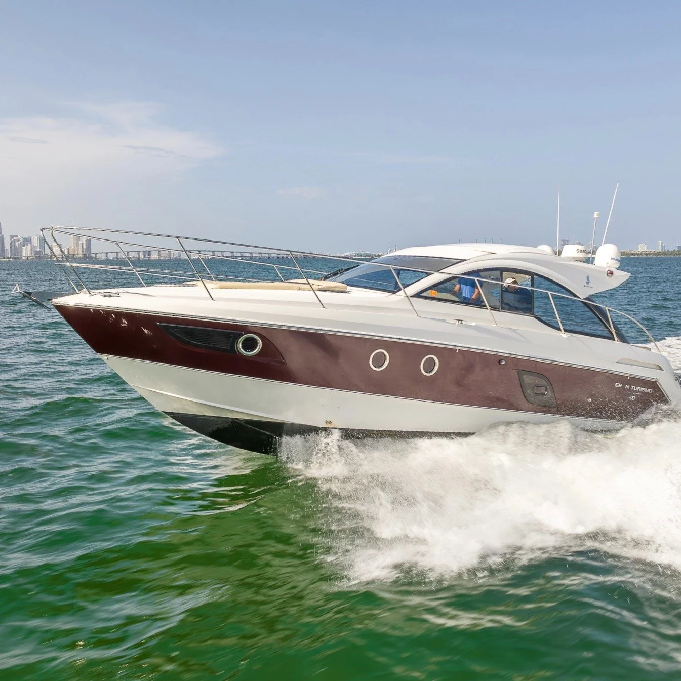 2013 Beneteau Gran Turismo 38, featuring a bold red hull and unmistakable European design. This well maintained and privately used GT38 is at the top of the market looking for a new owner. With only 700 hours this boat is presenting an amazing deal f