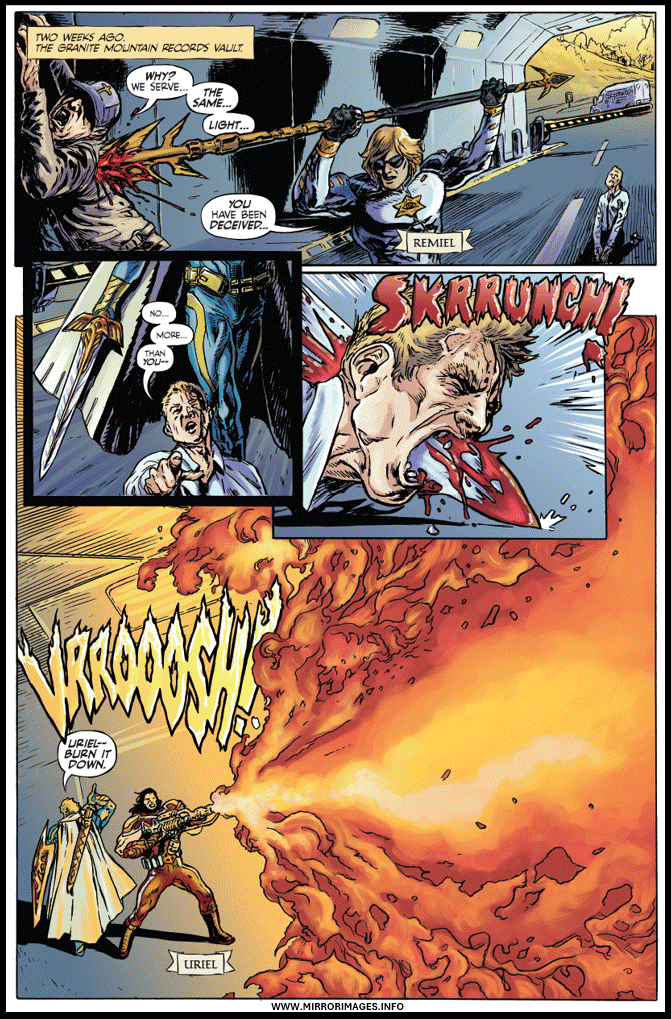 MIRROR IMAGES: The Archangels Burn it Down