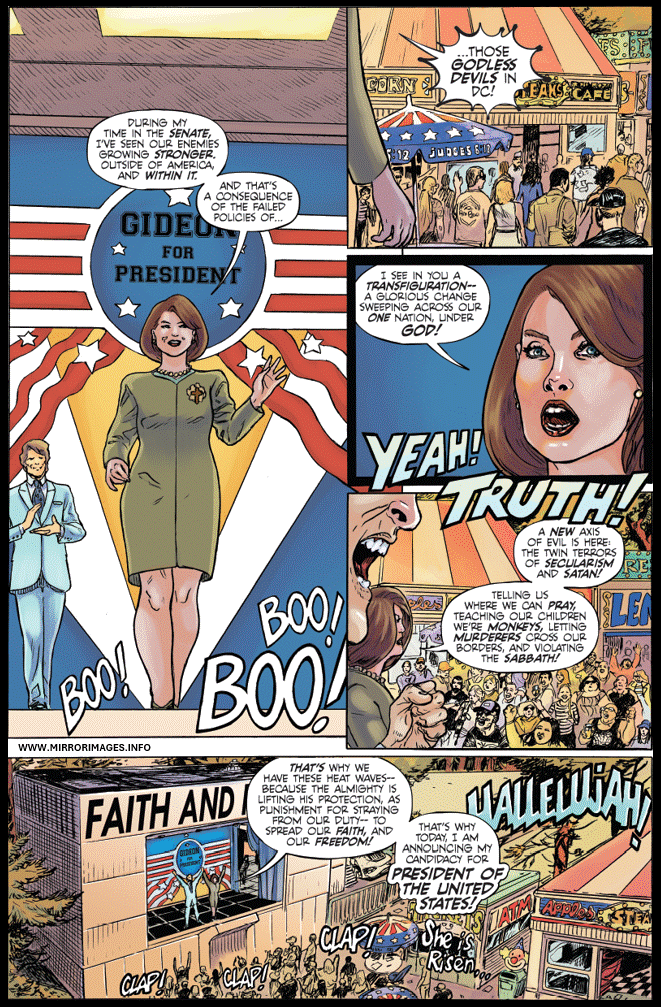 MIRROR IMAGES: 'Gideon for President' Rally