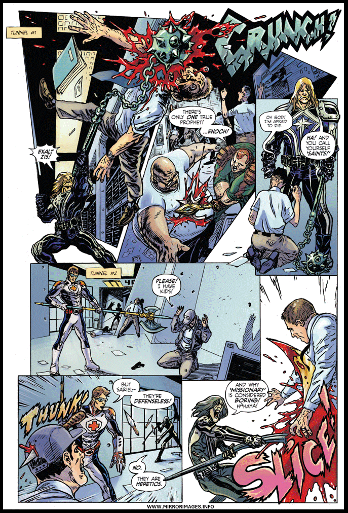 MIRROR IMAGES: 'The Archangels of the Apocalypse' Attack!