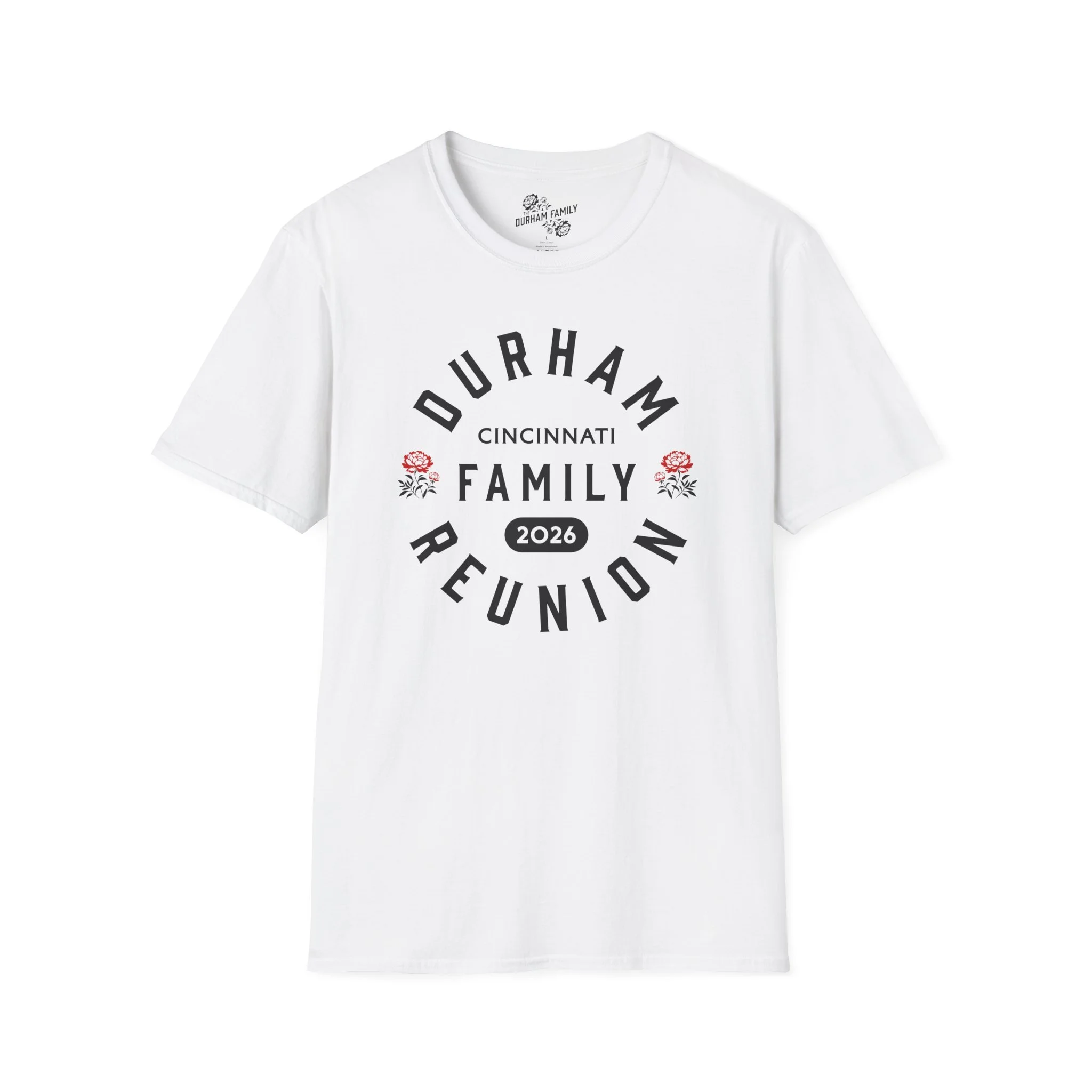 Letterman Block  Reunion Tee • White