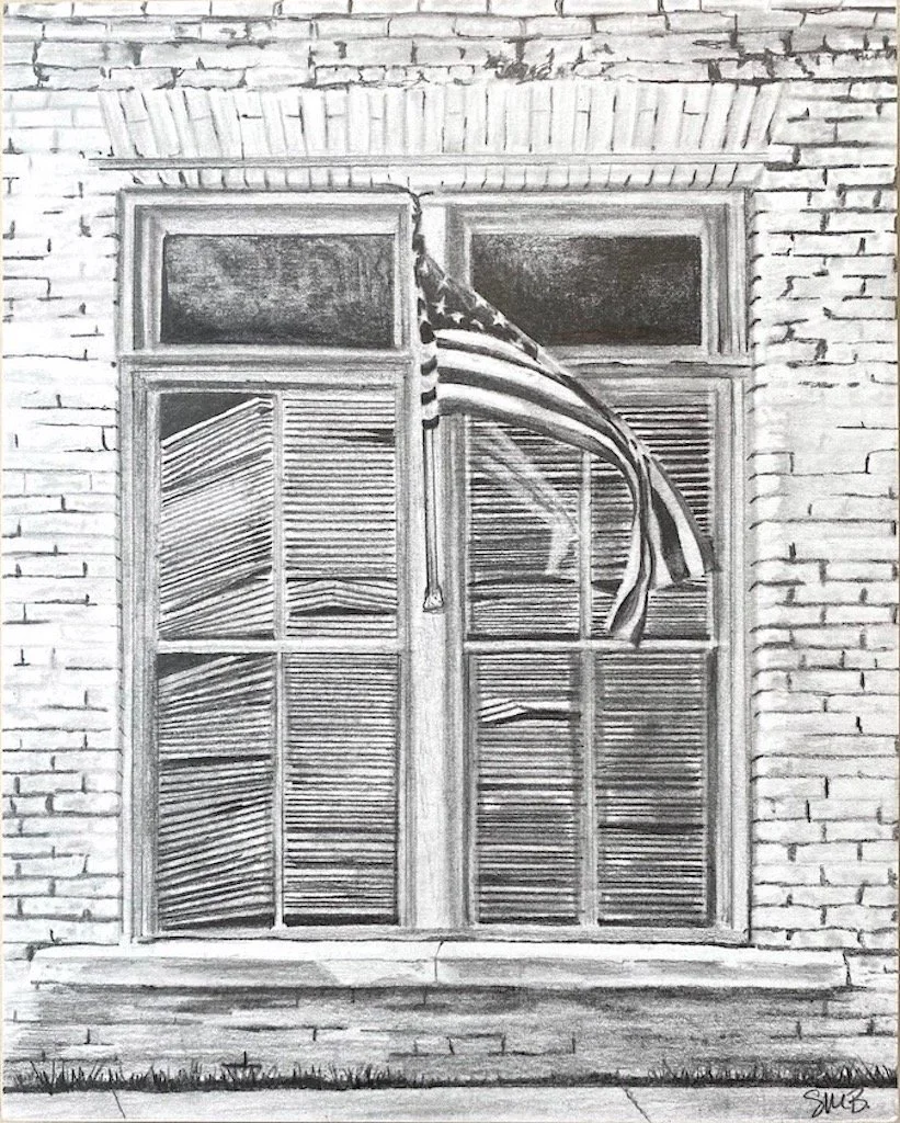 Shana Bowes_Old Glory_2022_Graphite_8x10.jpg
