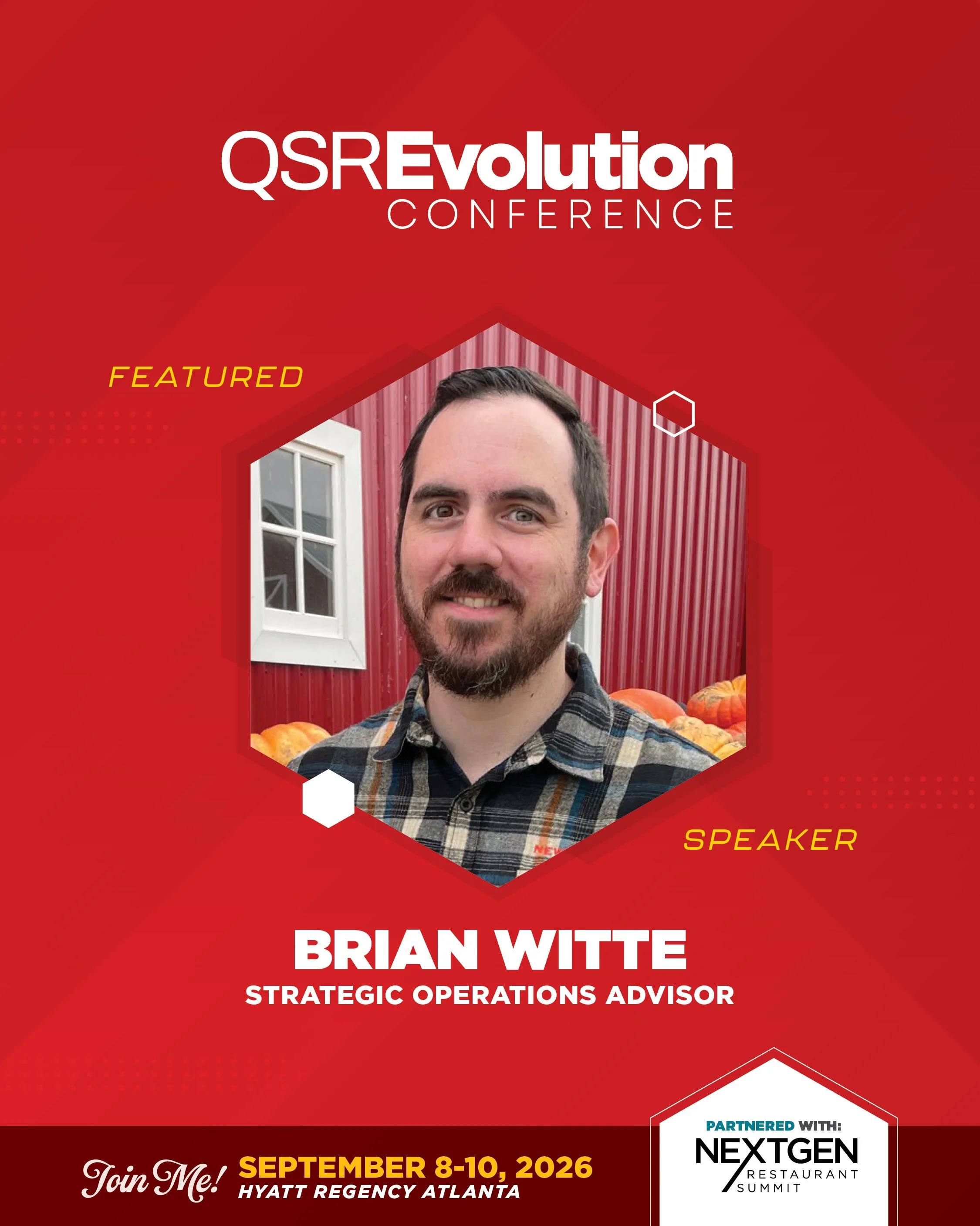 See You at QSR Evolution