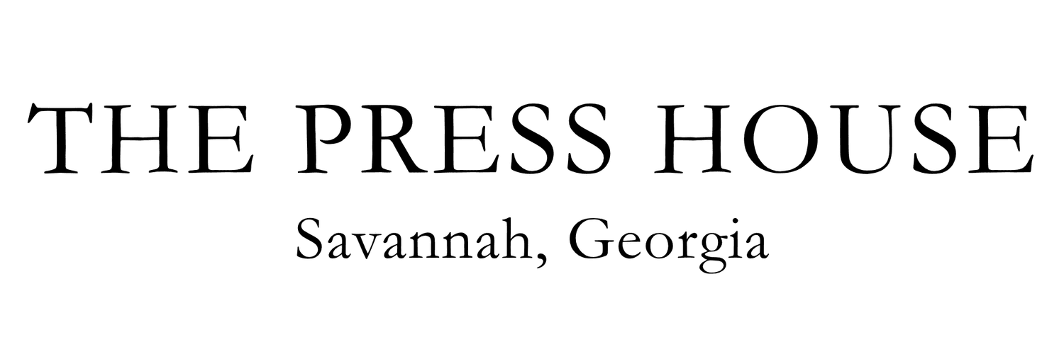 THE PRESS HOUSE<BR>Savannah, Georgia