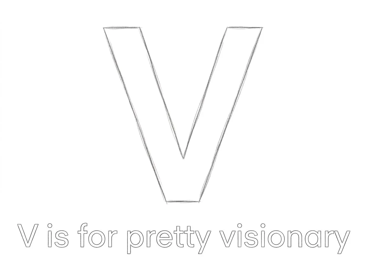 V is for Visionary - Custom Illustration Commission