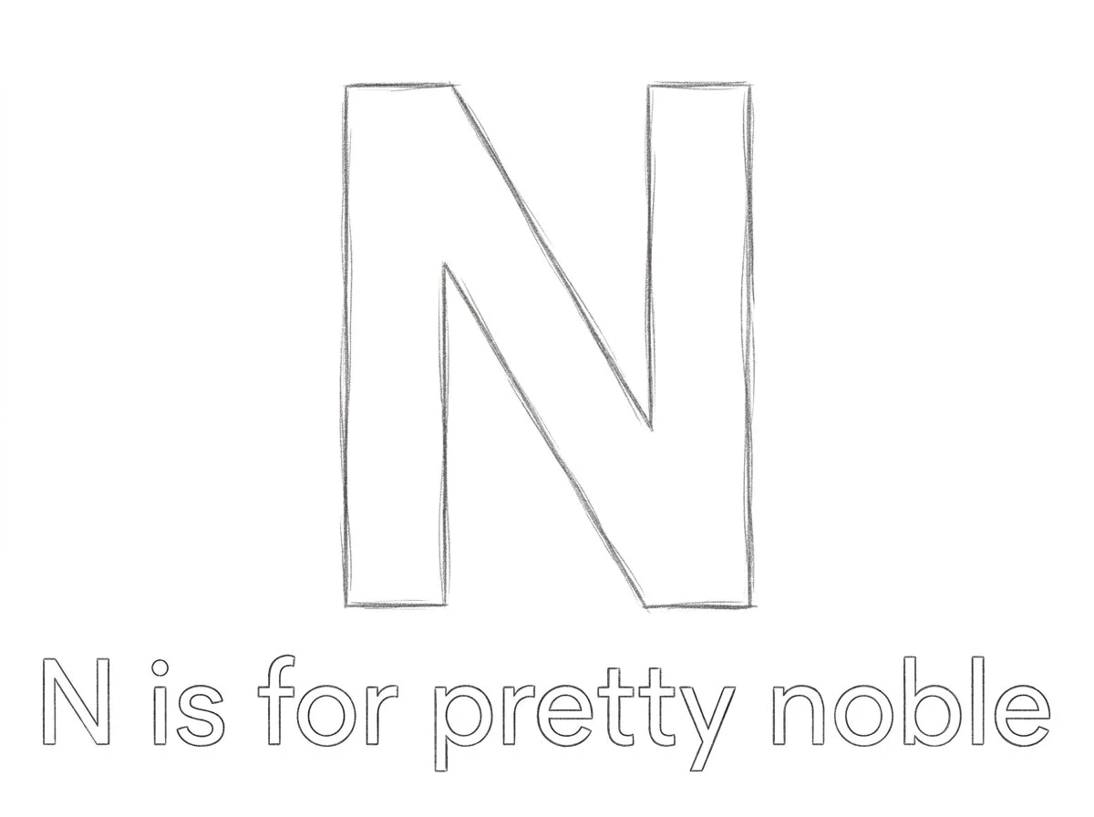 N is for Noble - Custom Illustration Commission