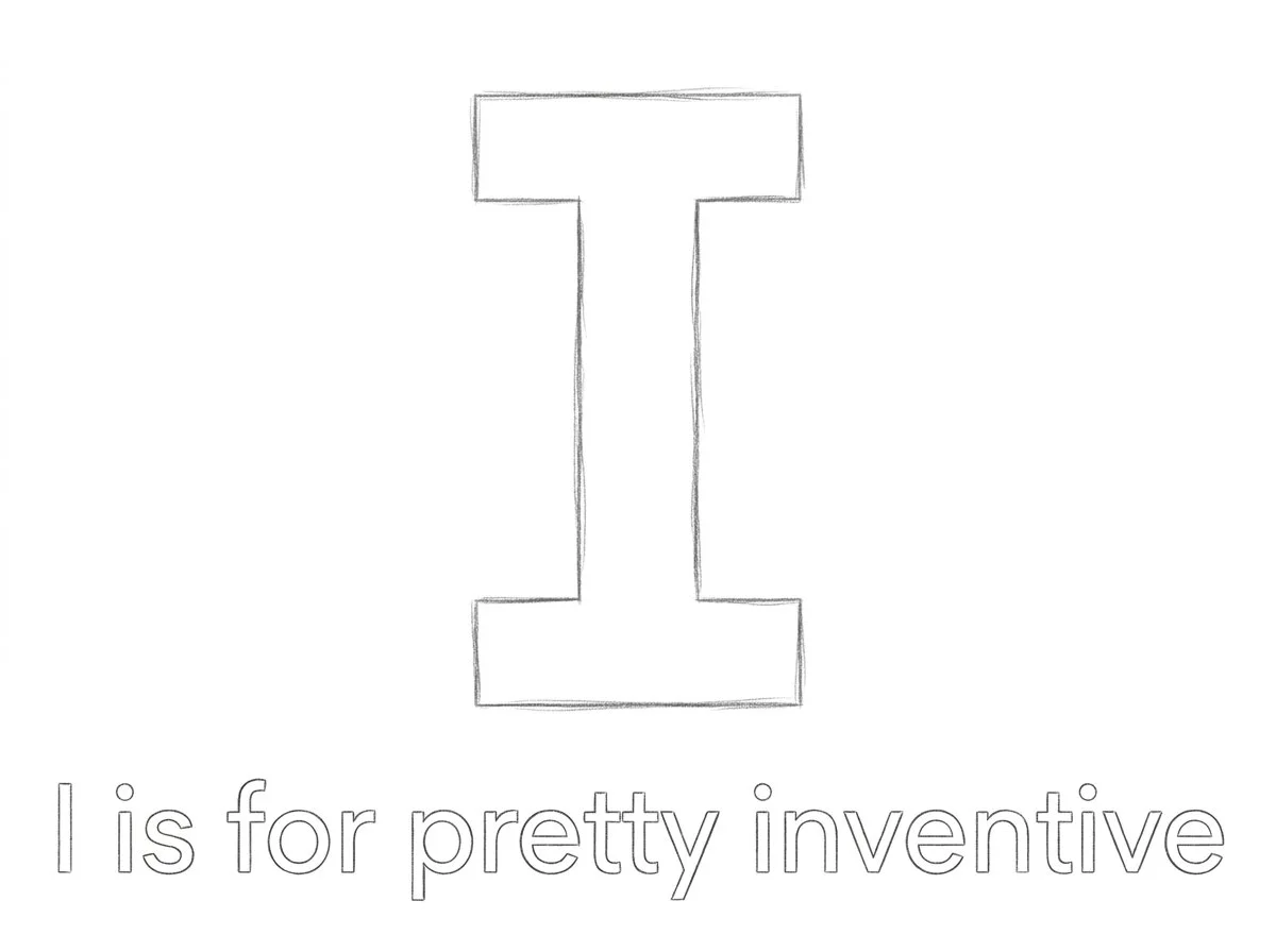 I is for Inventive - Custom Illustration Commission