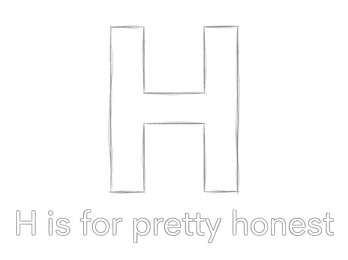 H is for Honest - Custom Illustration Commission