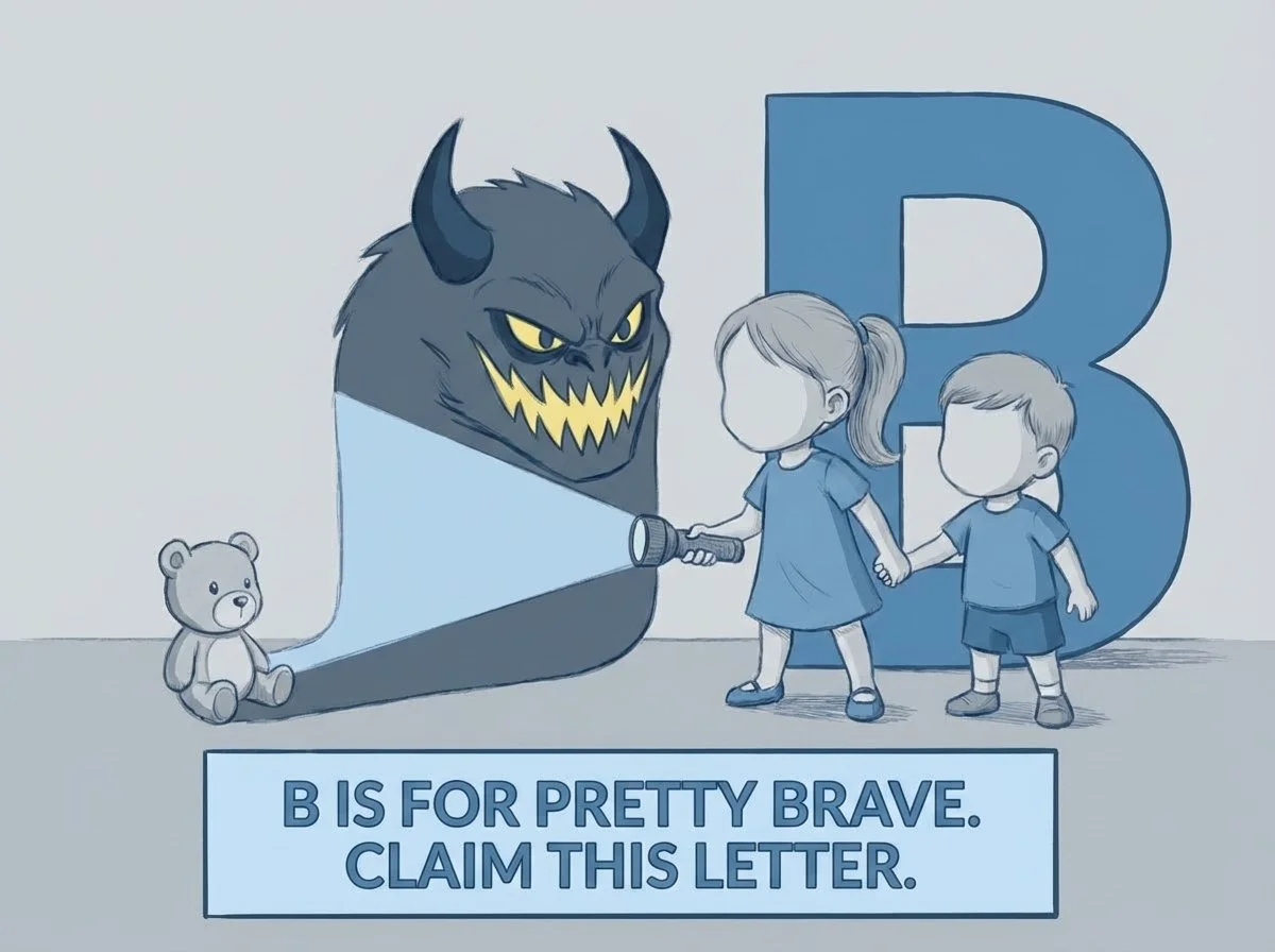 B is for Brave - Custom Illustration Commission