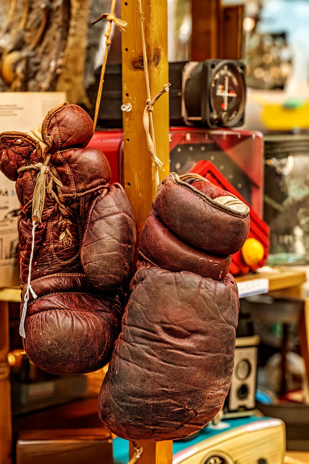 Forestwood Antique Mall, Dallas boxing gloves.jpg