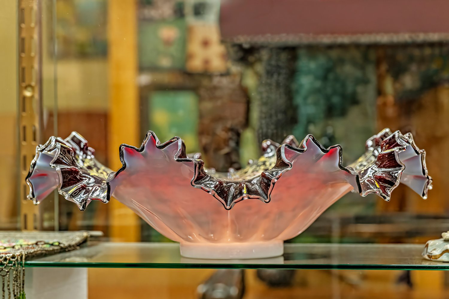 Forestwood Antique Mall, Dallas cristal dish1.jpg