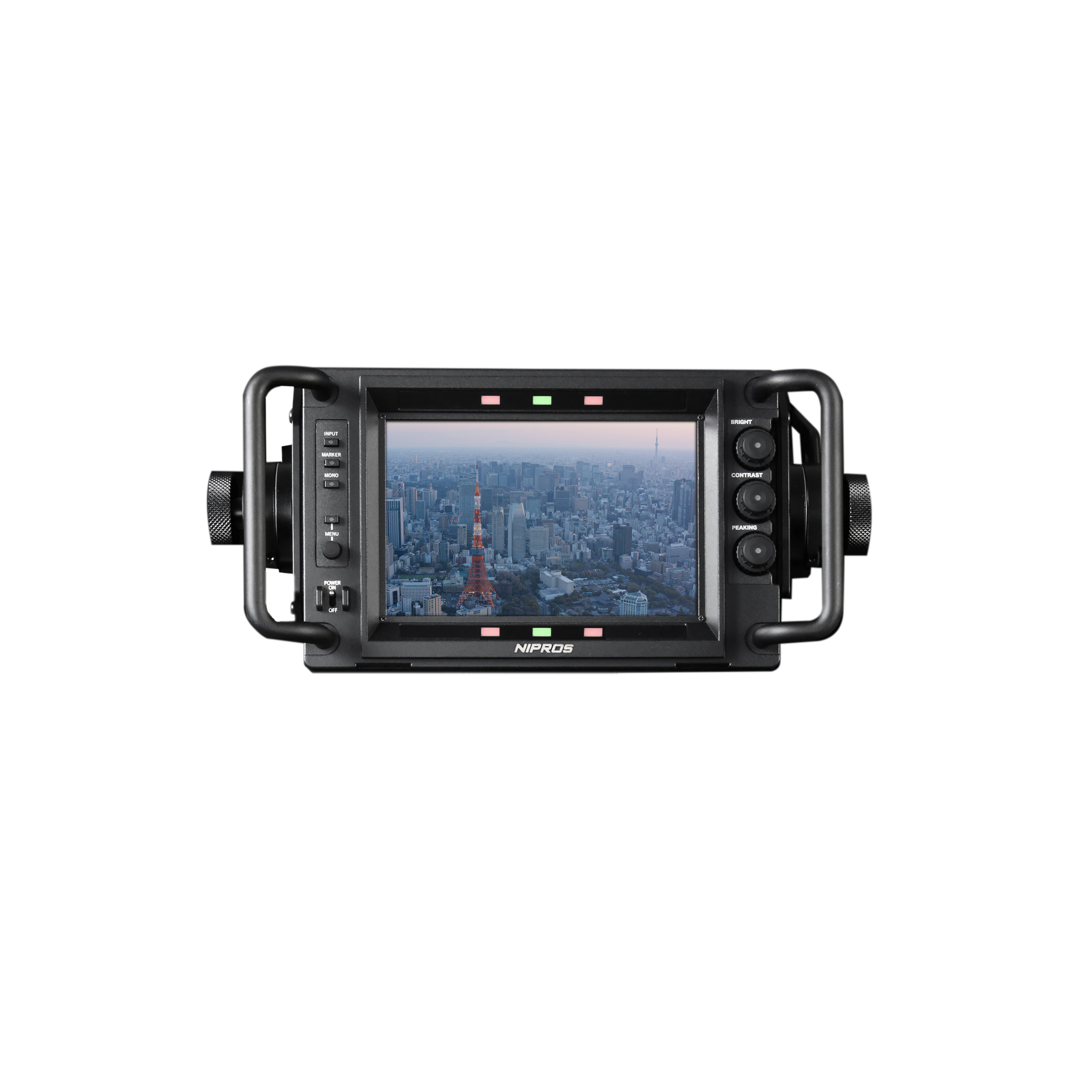 Exclusive OLED  studio / broadcast type standard 7-inch viewfinder with red/green tally HDMI/SDI inputs and the ability to connect to any camera and convert it into a full studio system by utilizing a unique zoom demand RET trigger