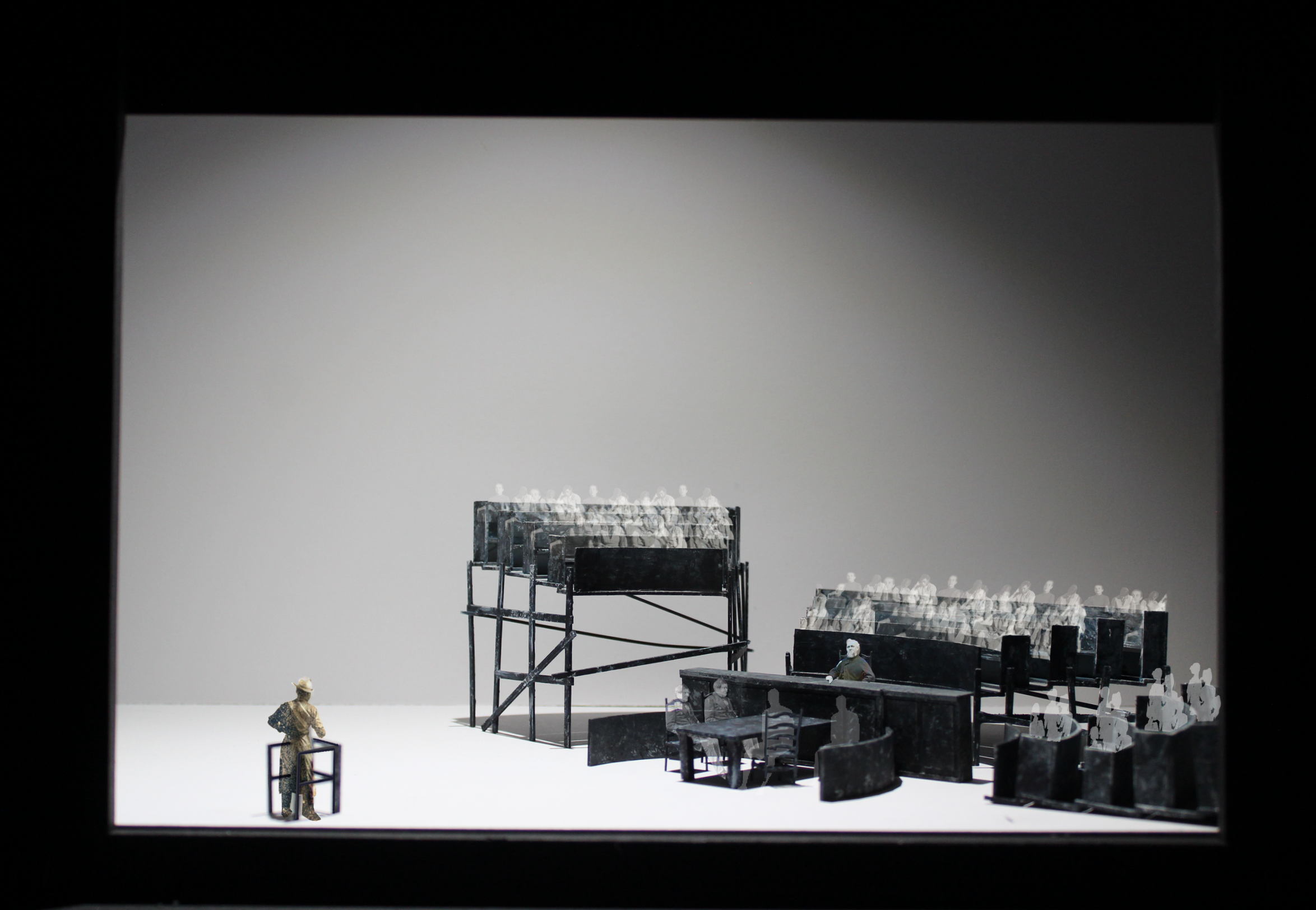 academy of music, philadelphia,  1: 1/4 scaled model