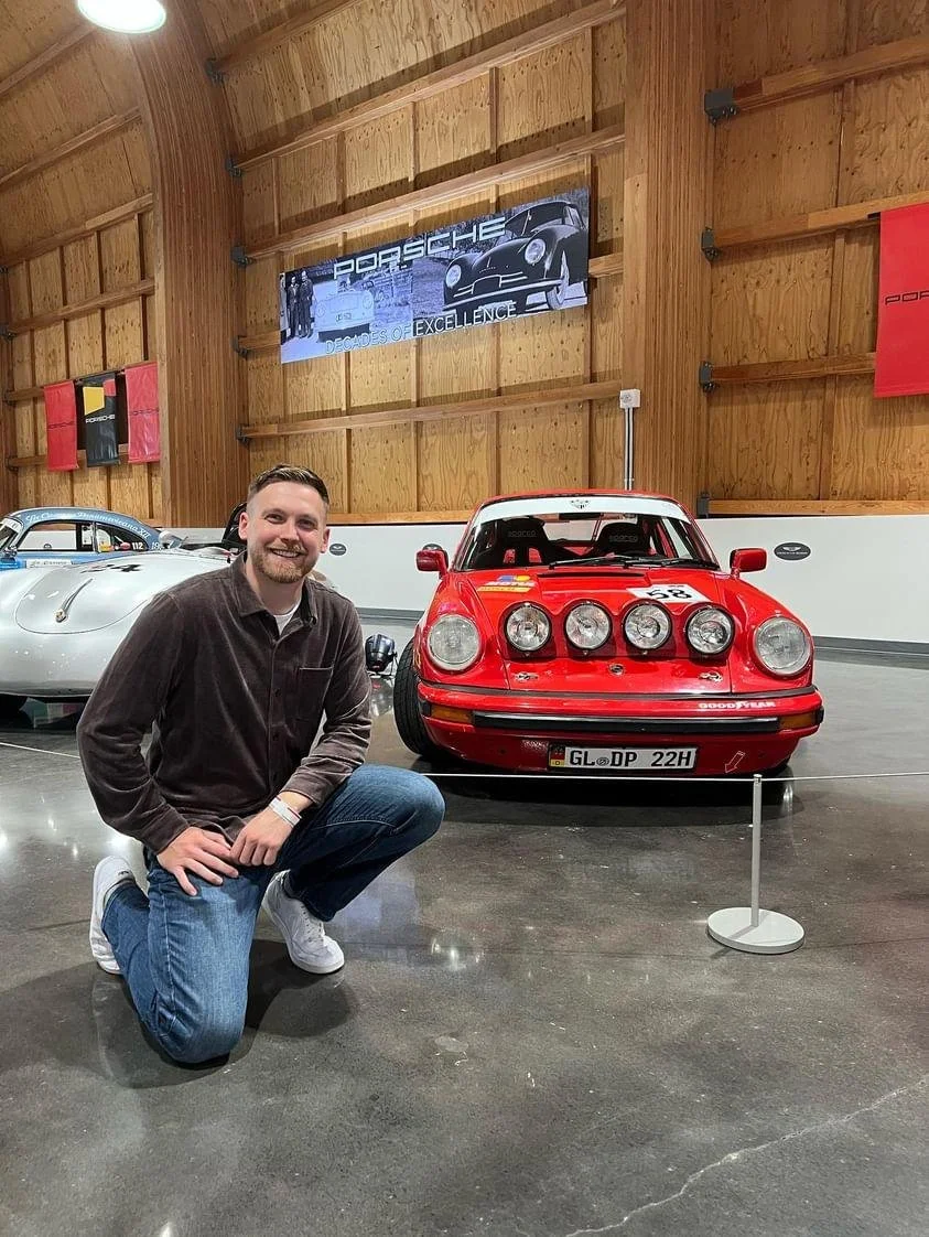 Red Light Roofing, LLC owner, who has a passion for Porsche's!