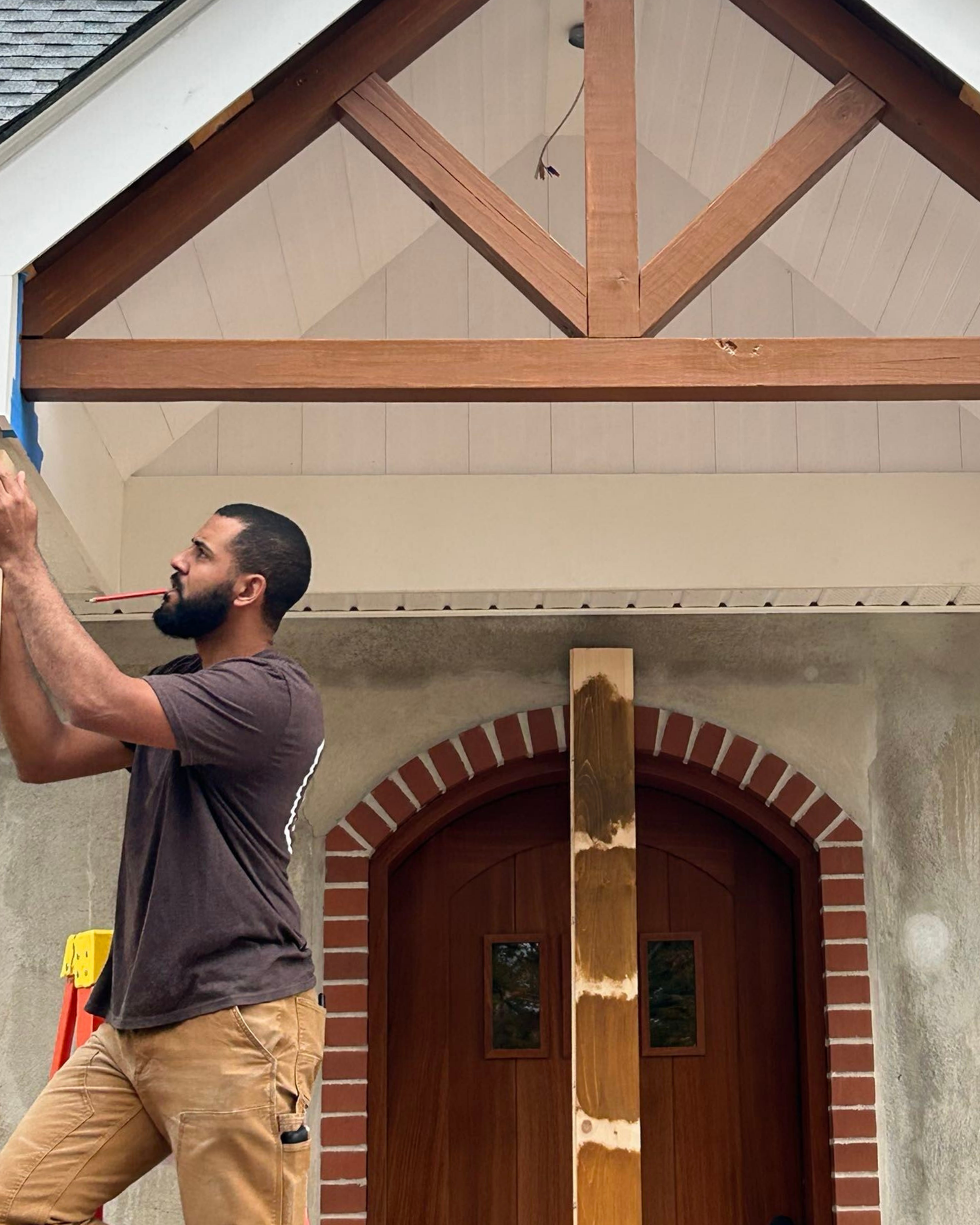 Colton Diggs, owner of Diggs Design Studio LLC working.