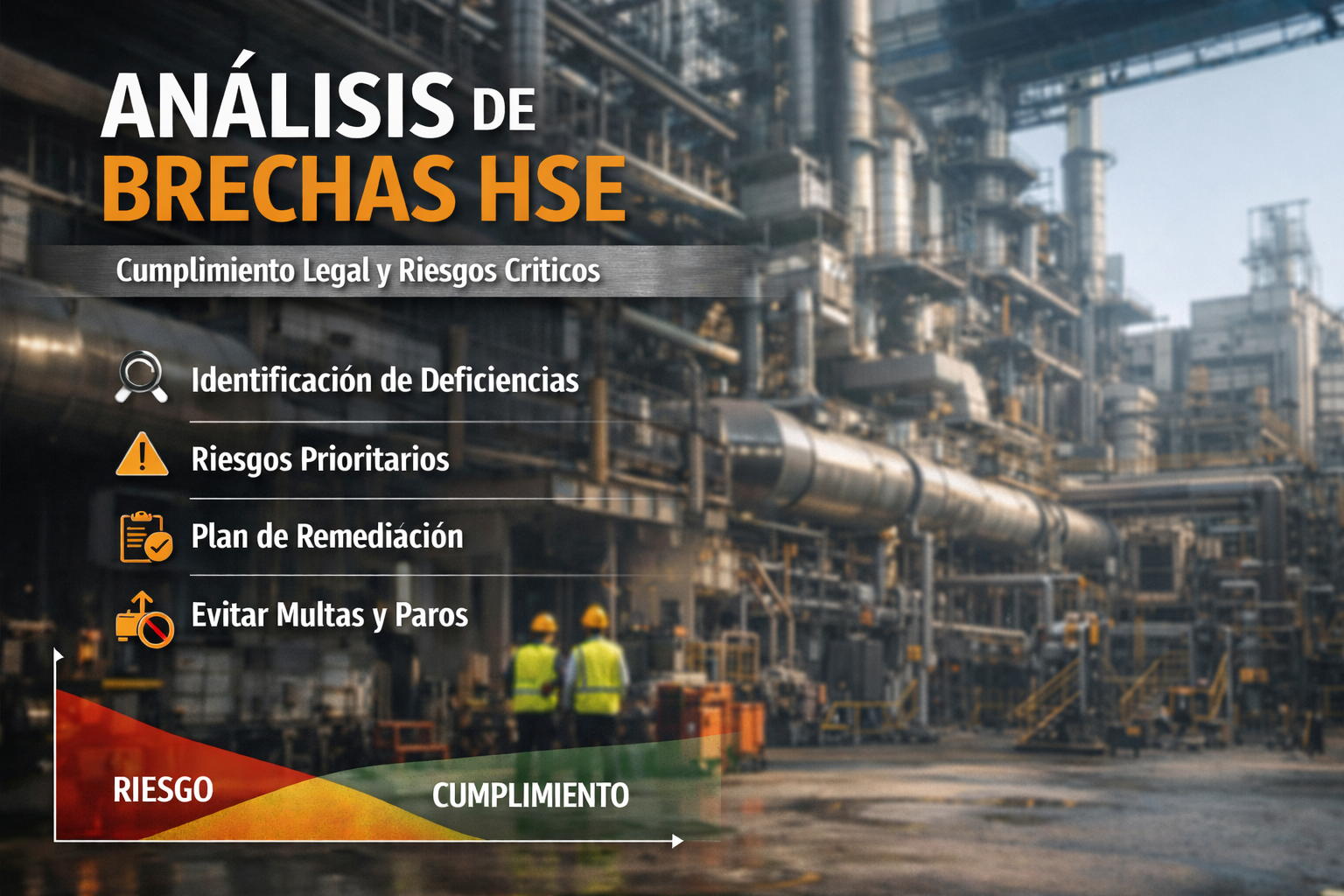Análisis de brechas en cumplimiento legal HSE