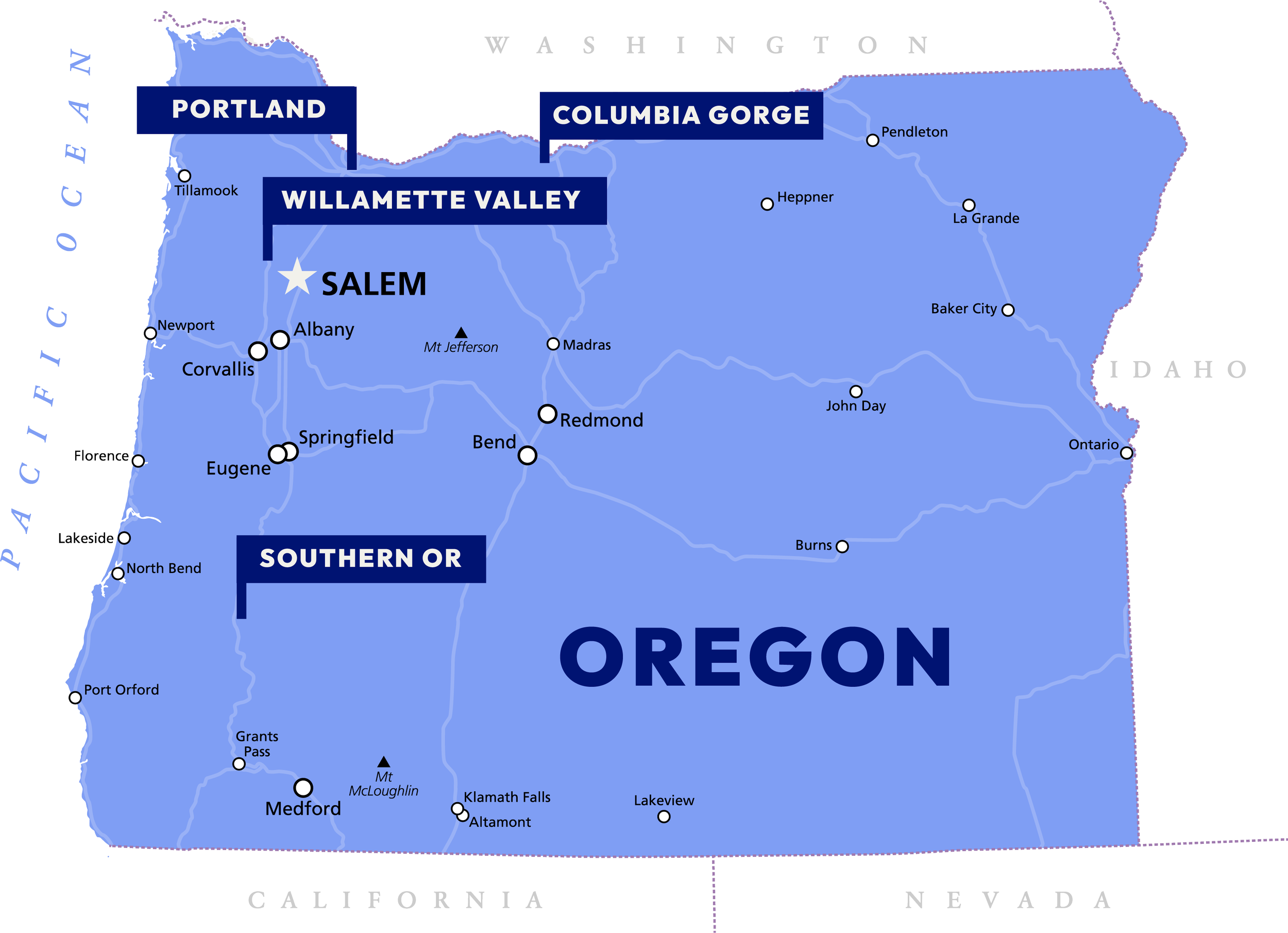 Places in Oregon to study WSET Wine