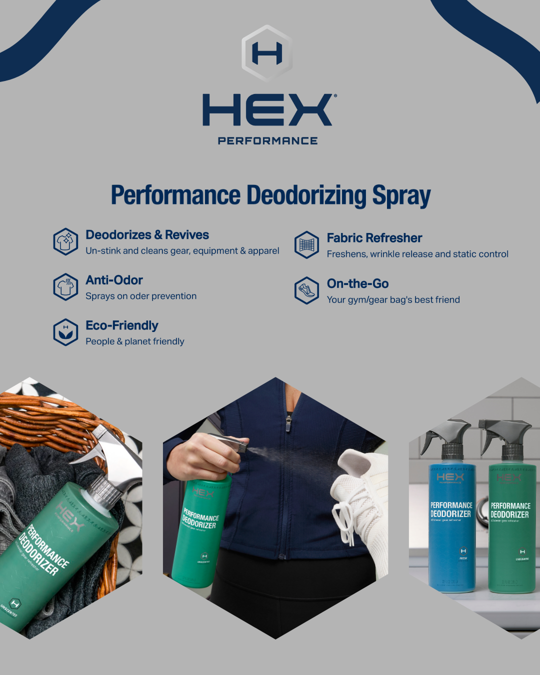 HEX Performance - Deodorizer Campaign Visual