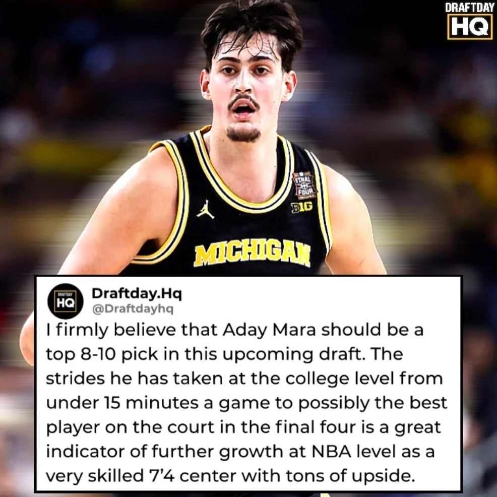 Aday Mara just put up a career high in points on the biggest stage in college basketball in 29 minutes. As a junior, Mara has taken a huge leap to being a major contributor on a top team in the nation and at 7&rsquo;4 with great touch and iq, the sky