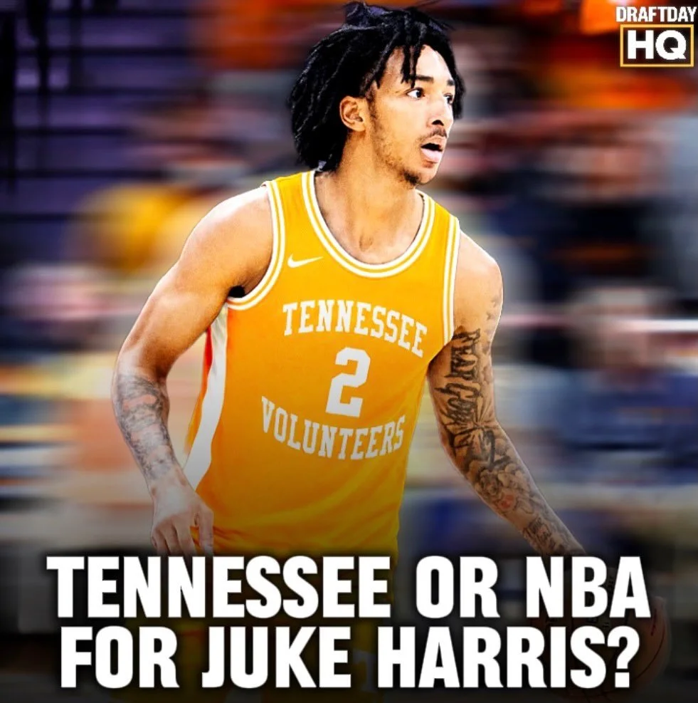 Juke Harris has committed to play at Tennessee next season if he chooses to back out of this years NBA draft. The 6&rsquo;7 wing is coming off of a year at Wake Forest where he averaged nearly 22 points a game to go with almost 7 rebounds on solid ef