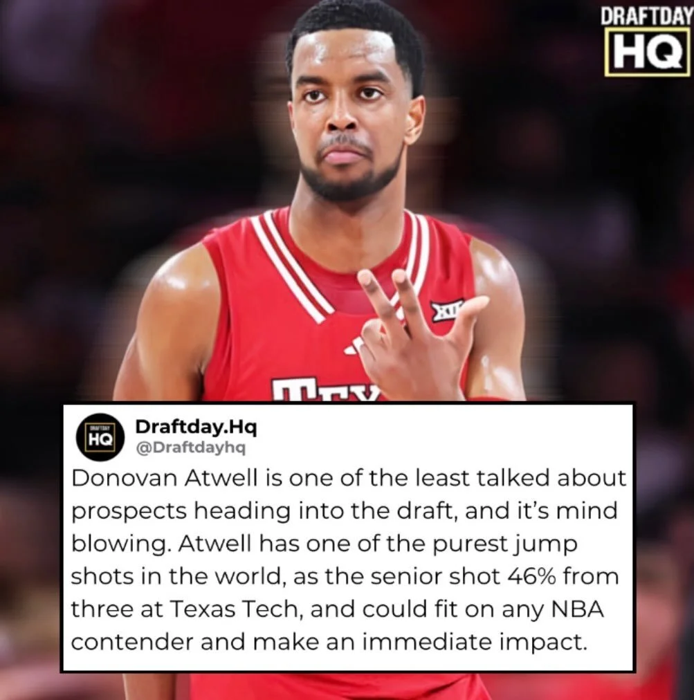 Donovan Atwell is one of the most underrated prospects heading into the draft as he was one of the best shooters, while also being a strong defender. Atwell posts a solid frame with being 6&rsquo;5 200 pounds and could truly become a solid two-way pl