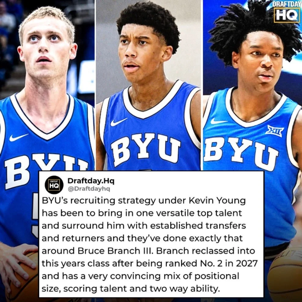 Upcoming BYU freshman Bruce Branch looks to be BYU&rsquo;s next star freshman, succeeding Egor Demin and AJ Dybantsa. Around branch however we see several proven transfers and returners on the roster such as Robert Wright III, Collin Chandler, Dawson