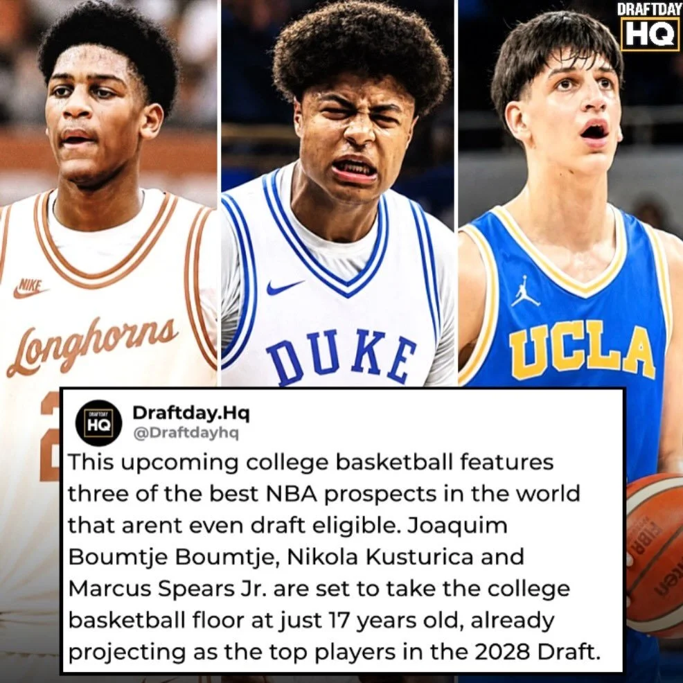 Next college basketball season, three of the youngest players in the nation could turn out to be three of the best. Marcus Spears Jr. Joaquim Boumtje Boumtje and Nikola Kusturica will forgo another year of high-school/overseas play to contribute righ
