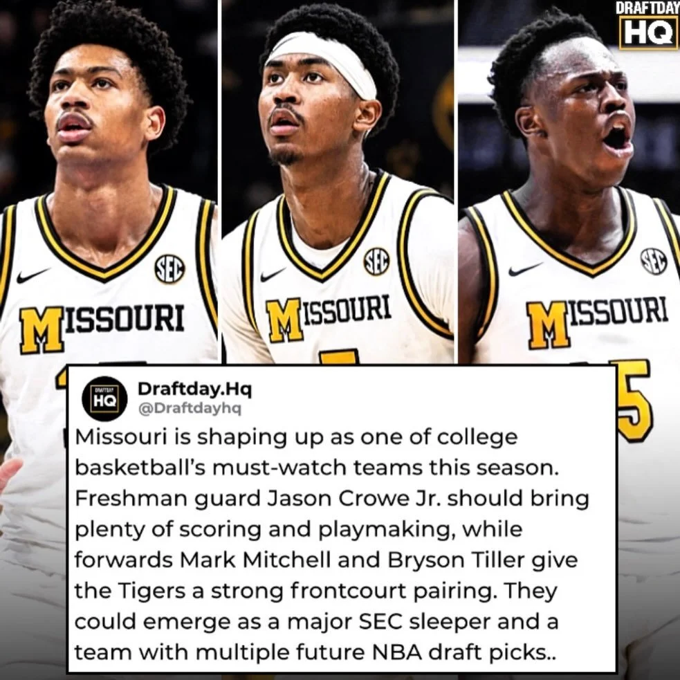 Missouri basketball is in very solid shape heading into next season. With a few very solid transfers, an elite high school recruit in Crowe Jr, and their star forward from last year in Mitchell, the team has expectations to be one of the best in the 